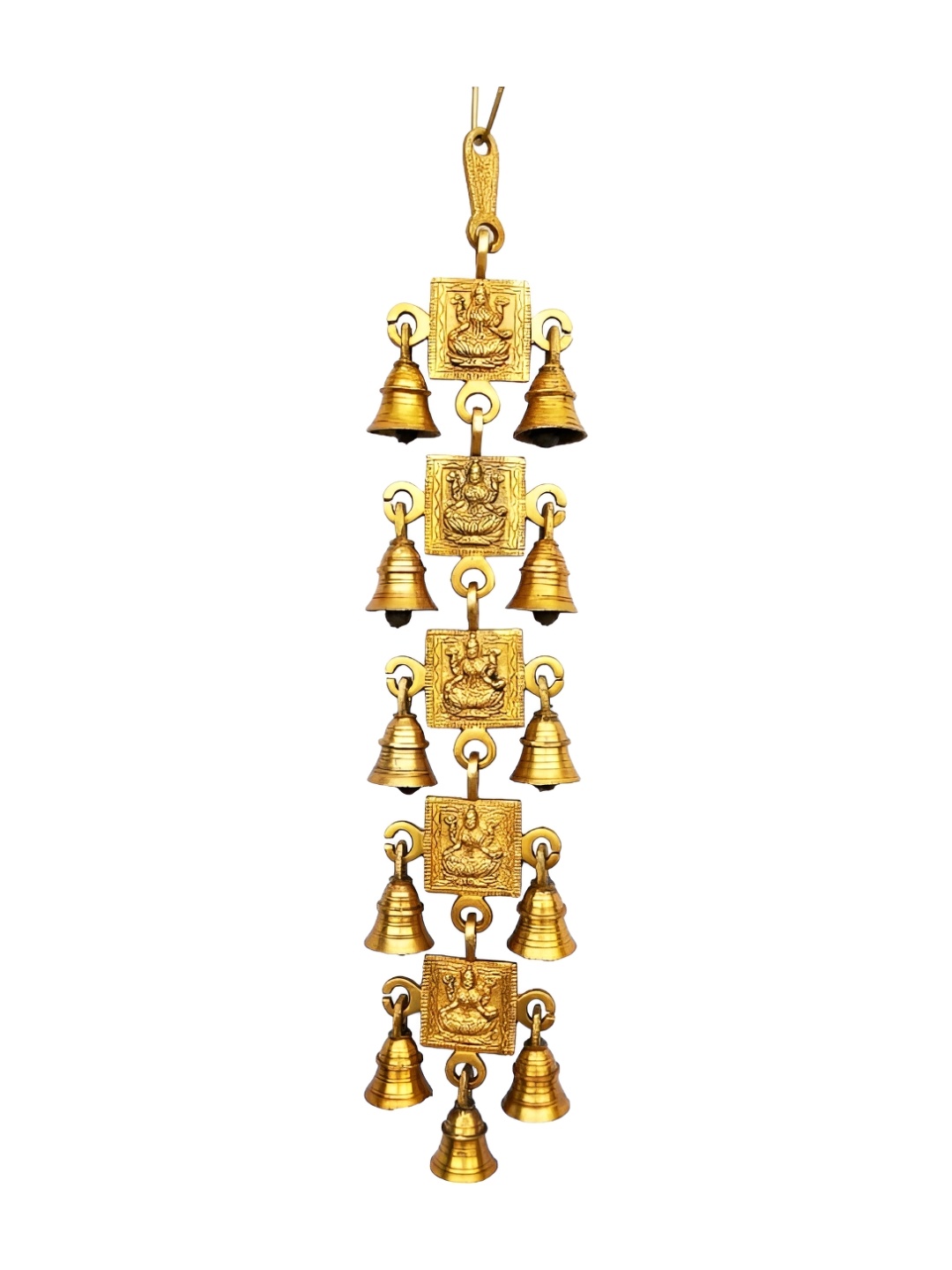 

Aakrati Yellow 11 Little Bells Wall Hanging