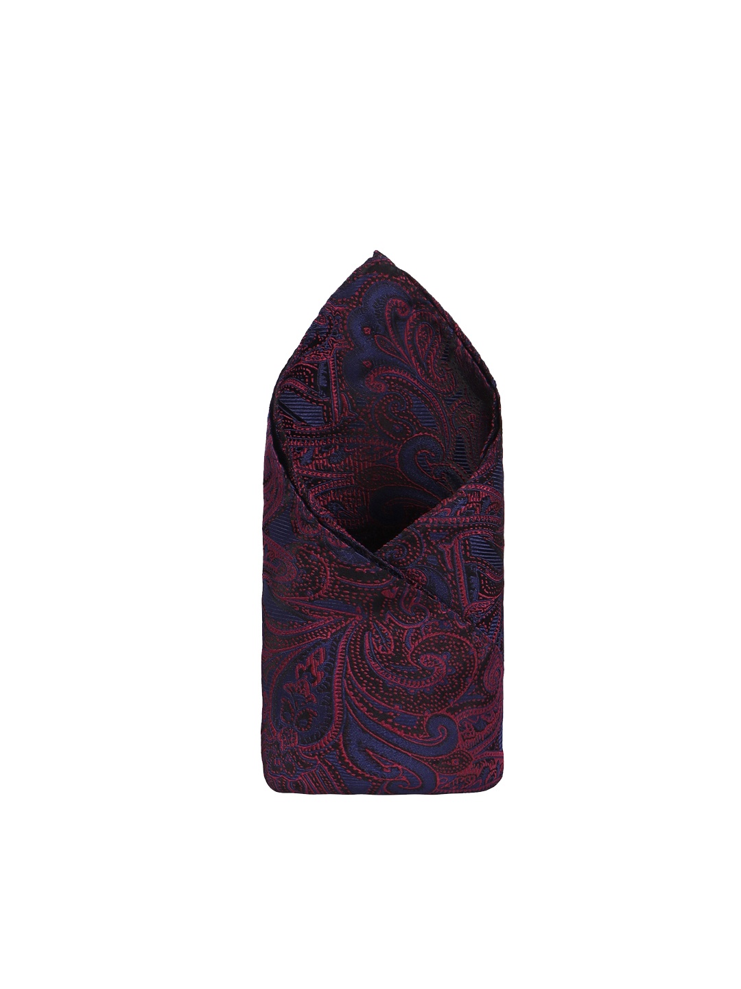 

Peter England Embroidered Formal Pocket Square, Navy blue