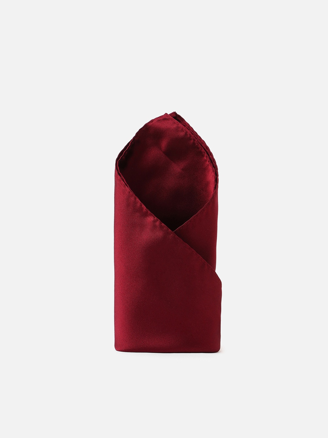 

Peter England Solid Pocket Squares, Maroon