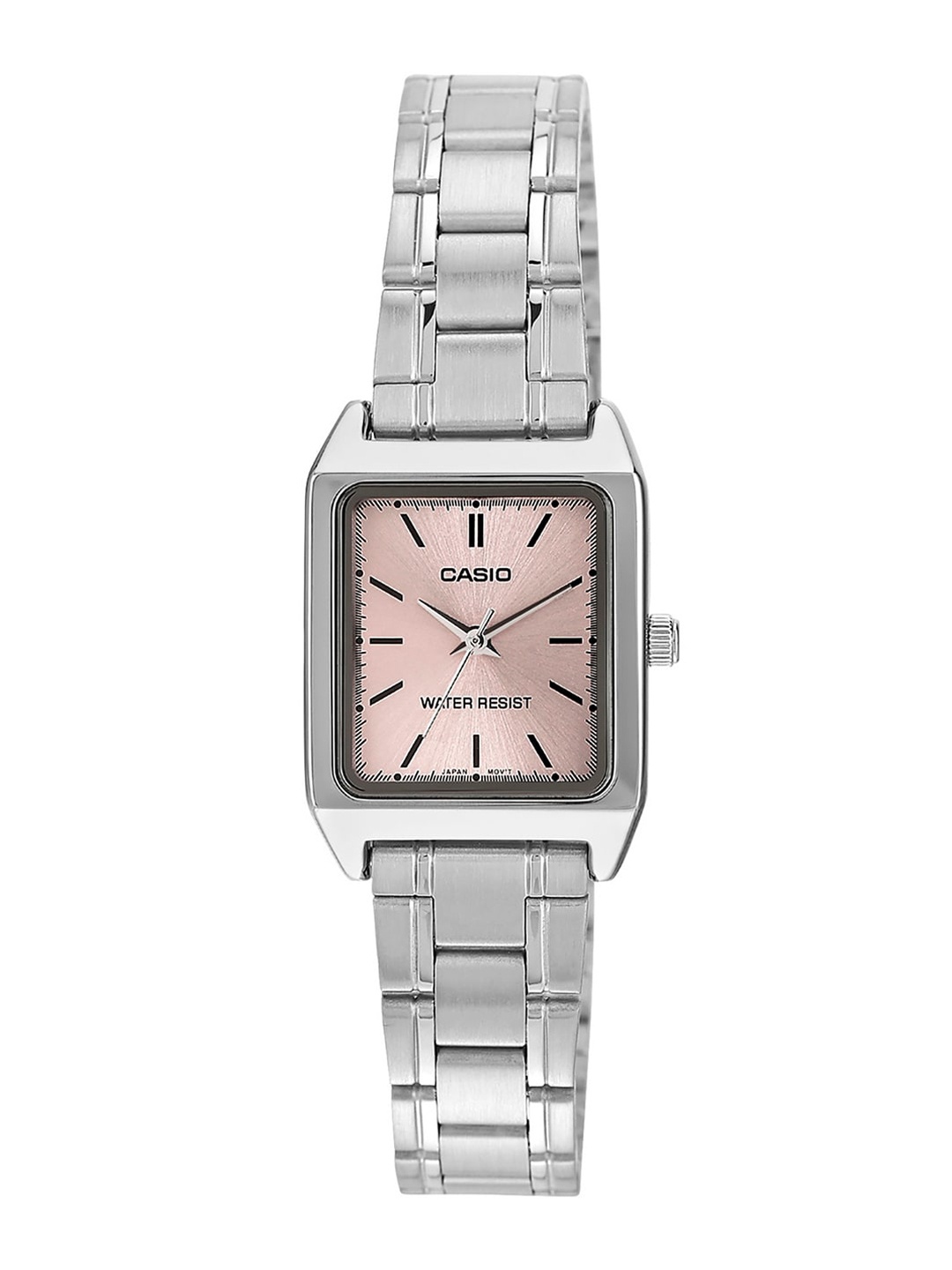 

CASIO Women Titanium Dial & Stainless Steel Bracelet Style Straps Analogue Watch A2281, Silver