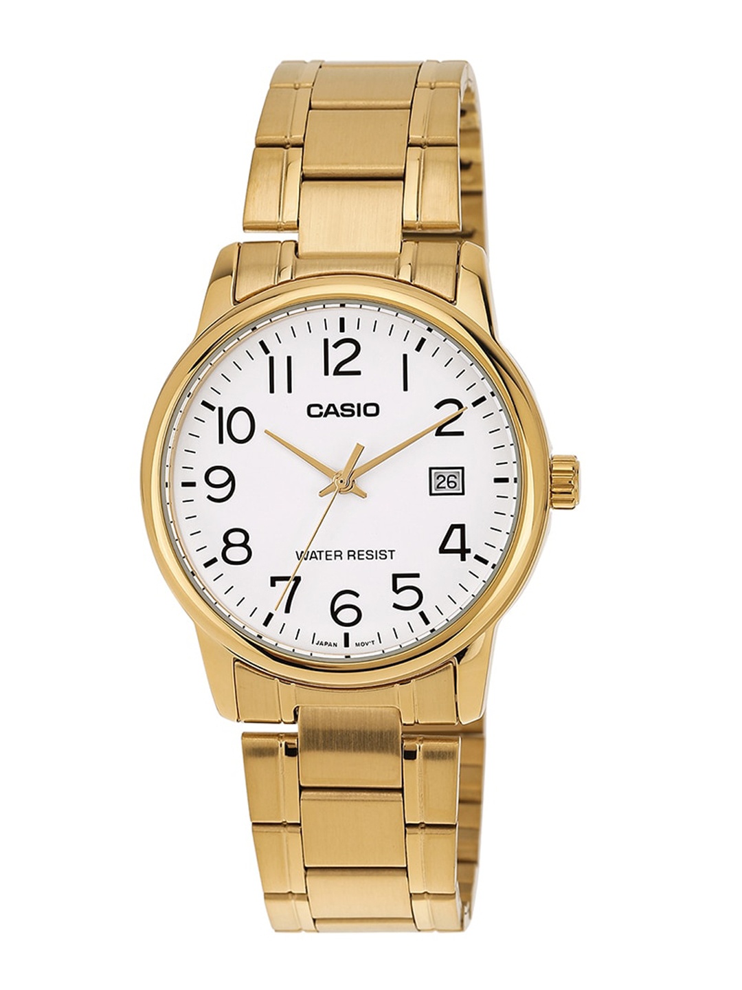 

CASIO Men Enticer Men Mother of Pearl Dial & Stainless Steel Straps Analogue Watch A2312, Gold