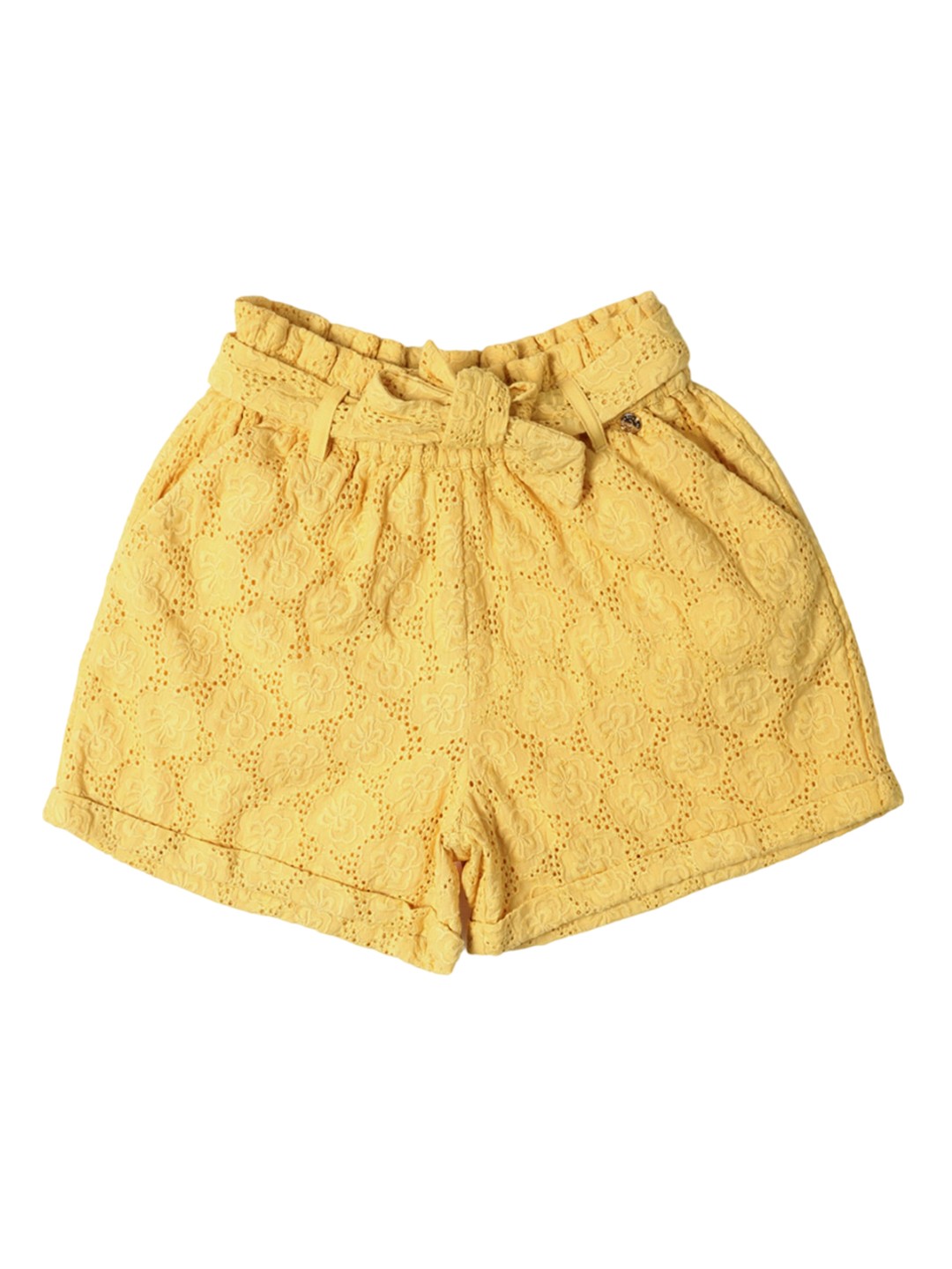 

Allen Solly Junior Girls Floral Shorts, Yellow