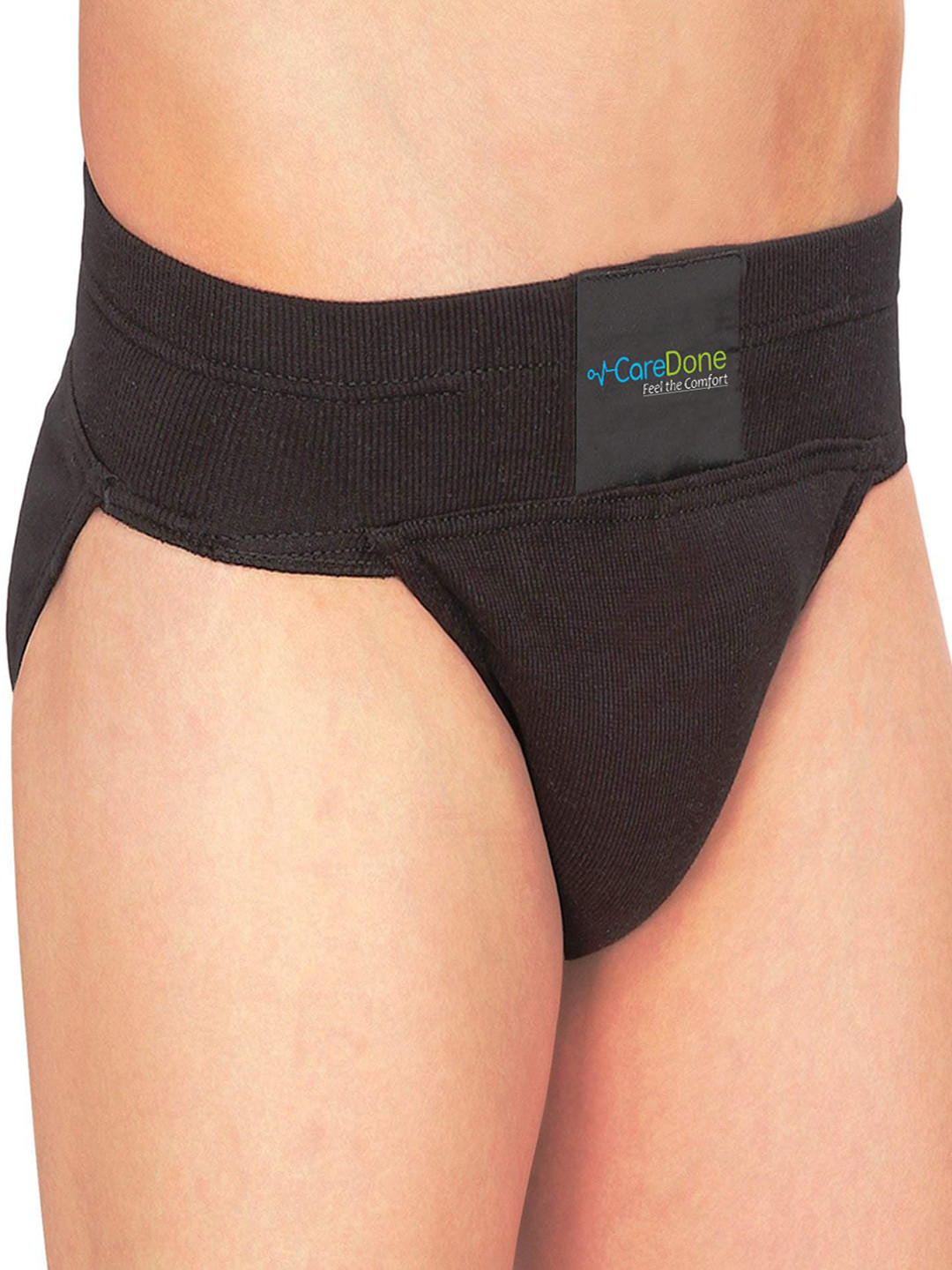 

CareDone Men Cotton Gym Supporter Brief, Black