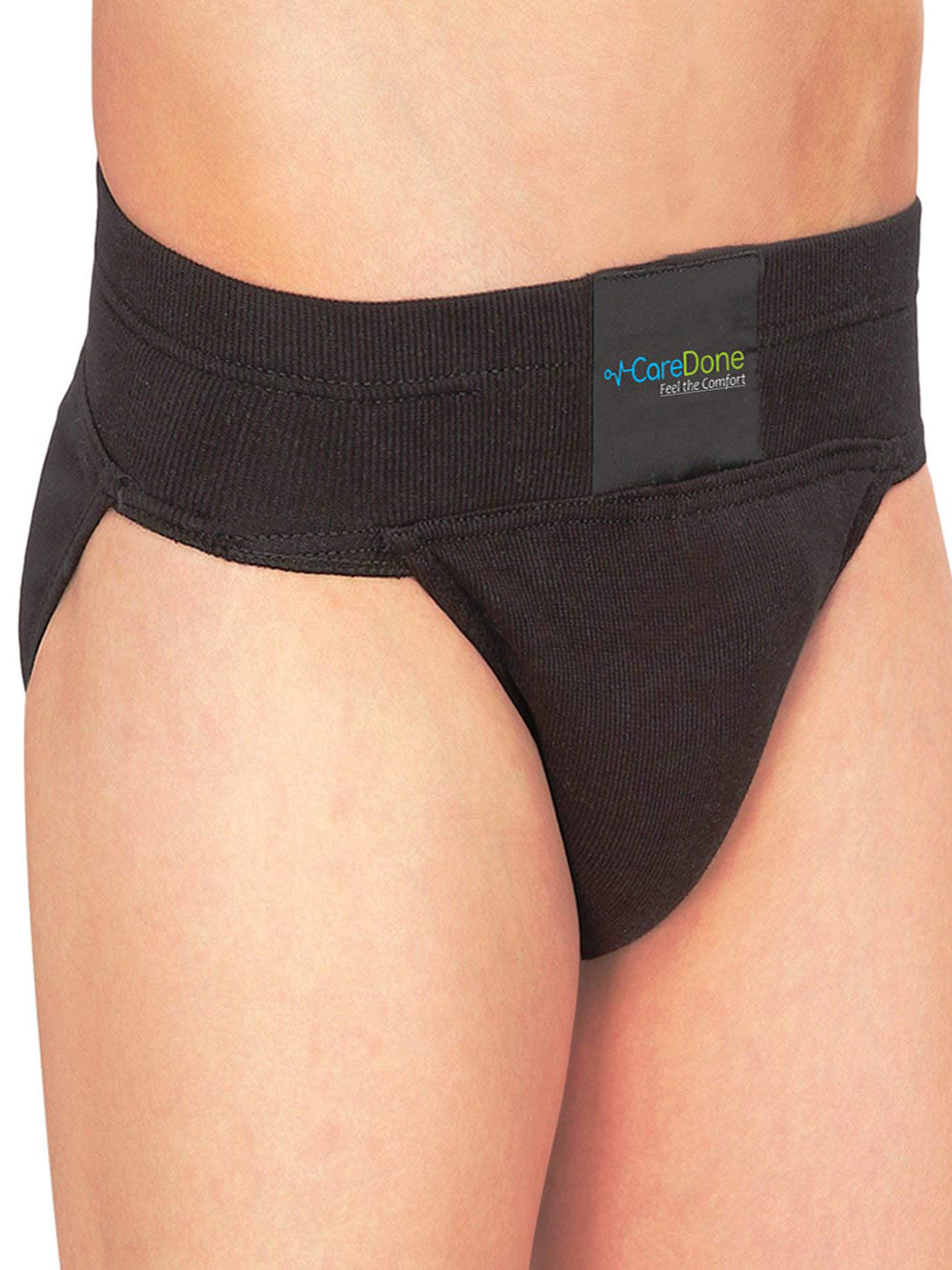 

CareDone Men Cotton Gym Supporter Brief, Black