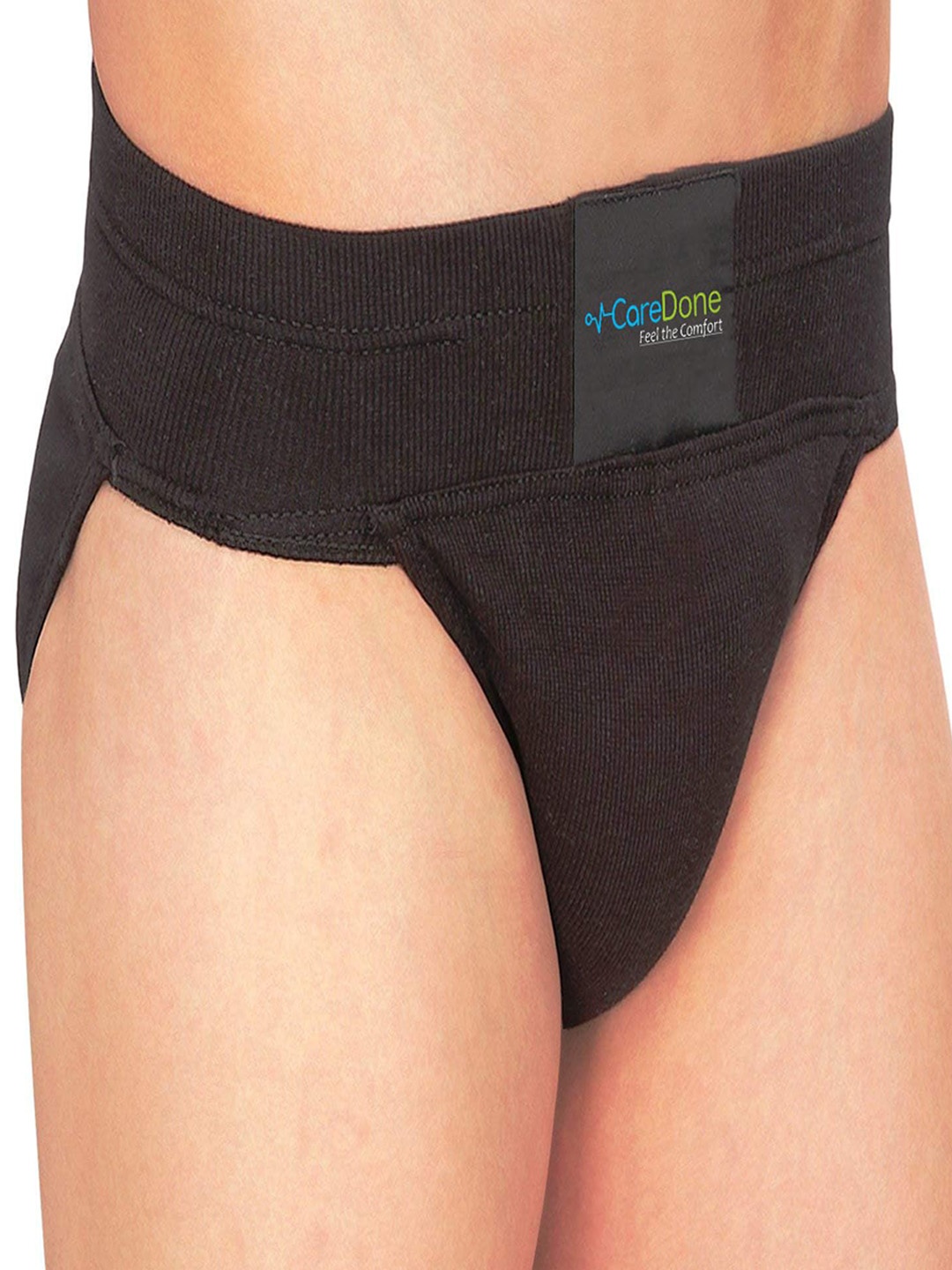 

CareDone Men Cotton Gym Supporter Brief, Black
