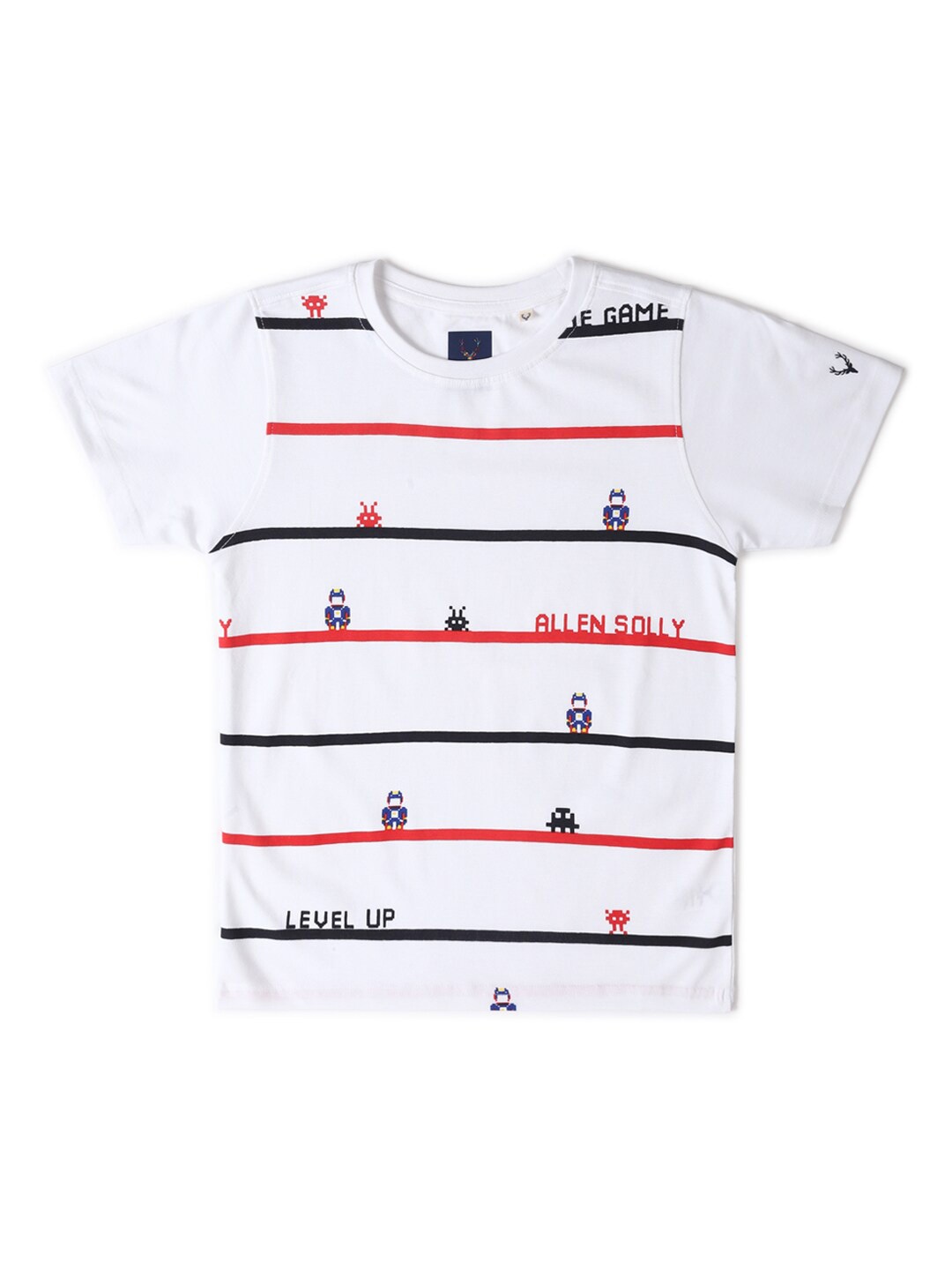 

Allen Solly Junior Boys Printed T-shirt, White