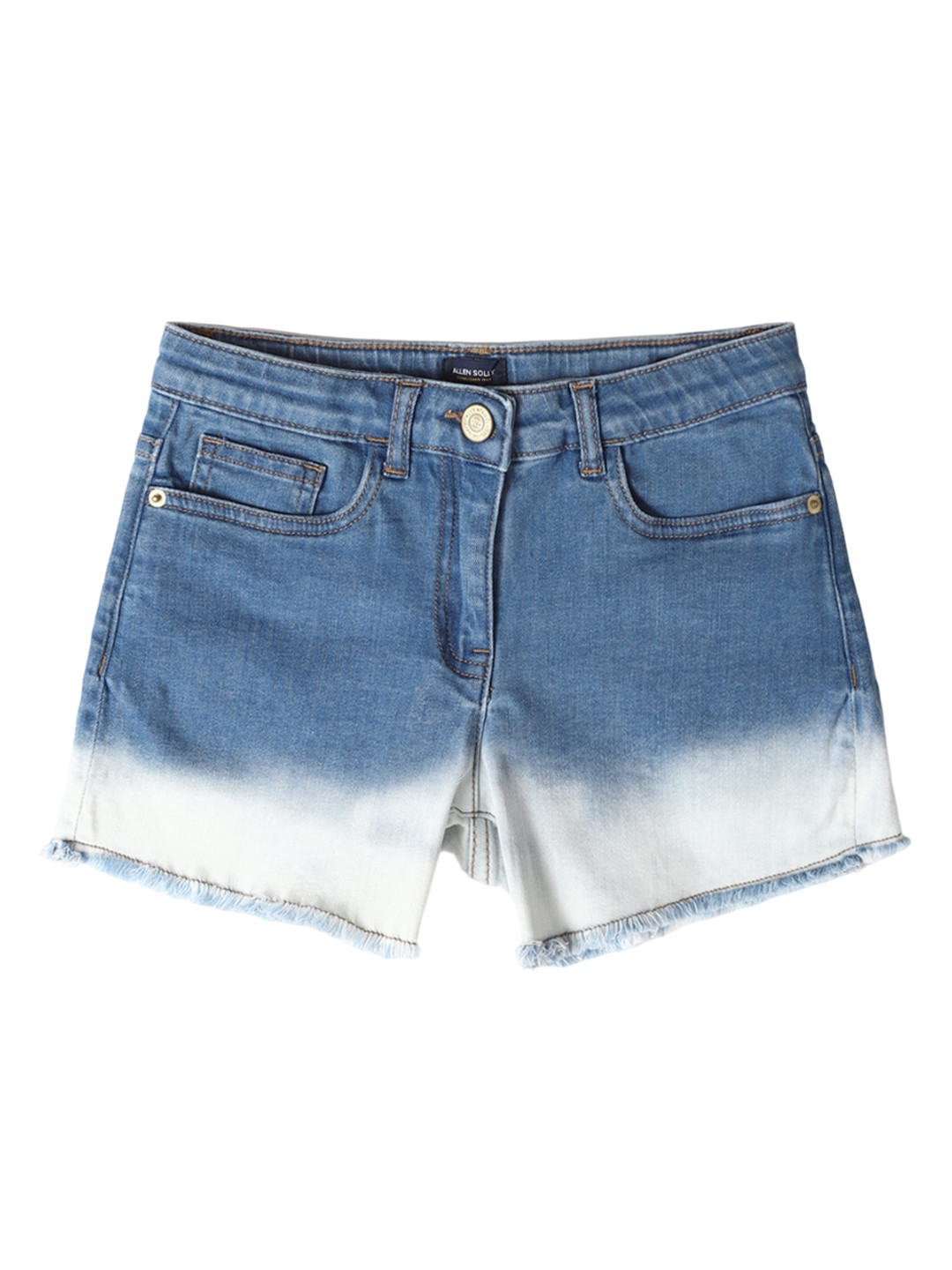

Allen Solly Junior Girls Ombre Denim Shorts, Blue