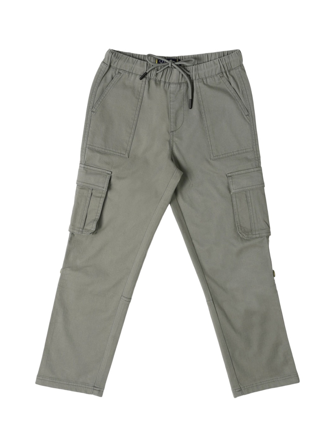 

Allen Solly Junior Mid-Rise Cargos Trousers, Grey