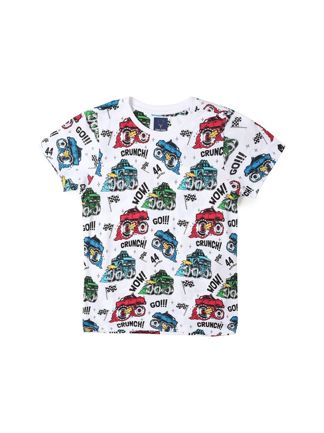 

Allen Solly Junior Boys Printed Applique T-shirt, White