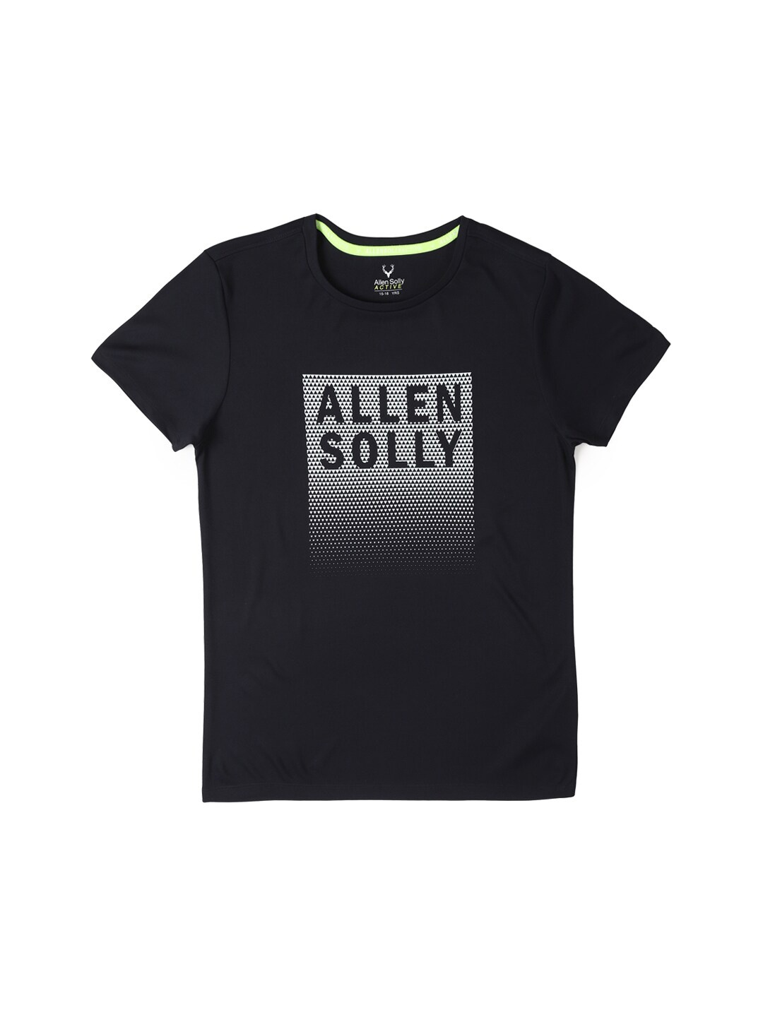 

Allen Solly Junior Boys Typography Printed Applique T-shirt, Black