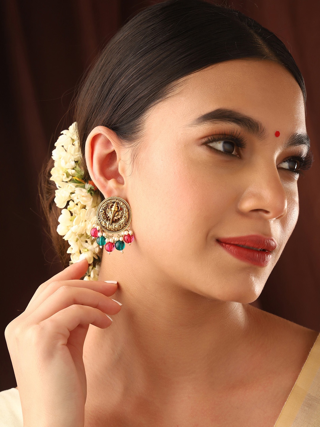 

Priyaasi Contemporary Jhumkas Earrings, Multi