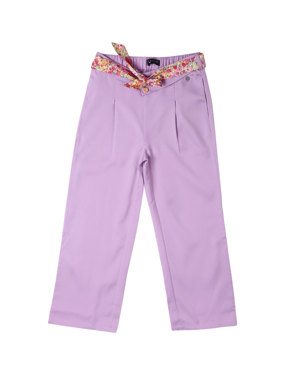 

Allen Solly Junior Girls Slim Fit Pleated Trousers, Purple