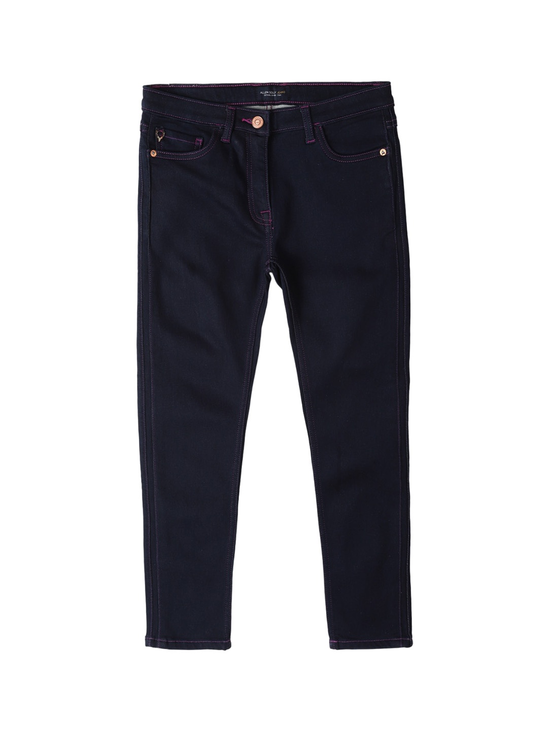 

Allen Solly Junior Girls Skinny Fit Jeans, Navy blue