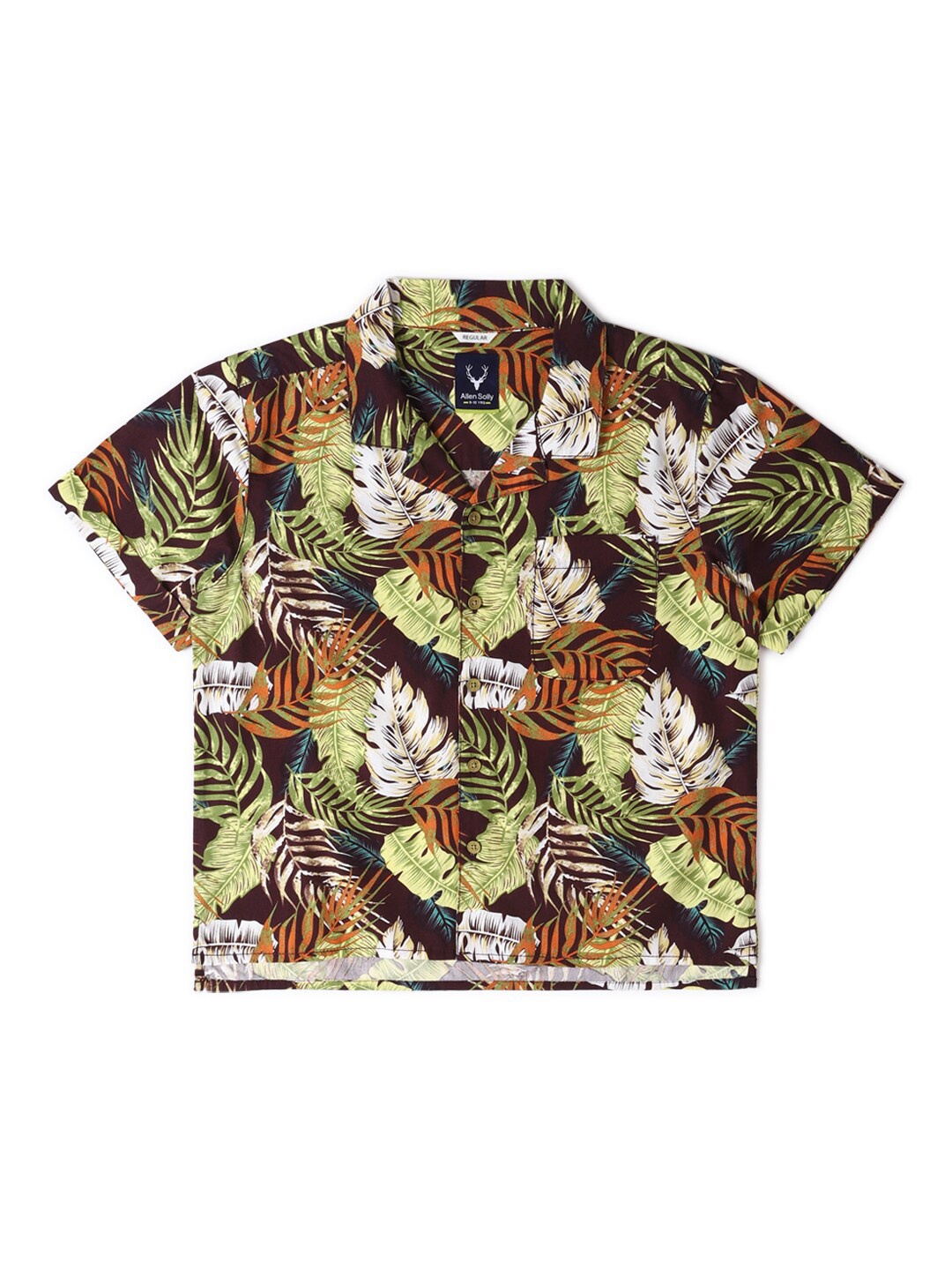 

Allen Solly Junior Boys Floral Opaque Printed Casual Shirt, Multi