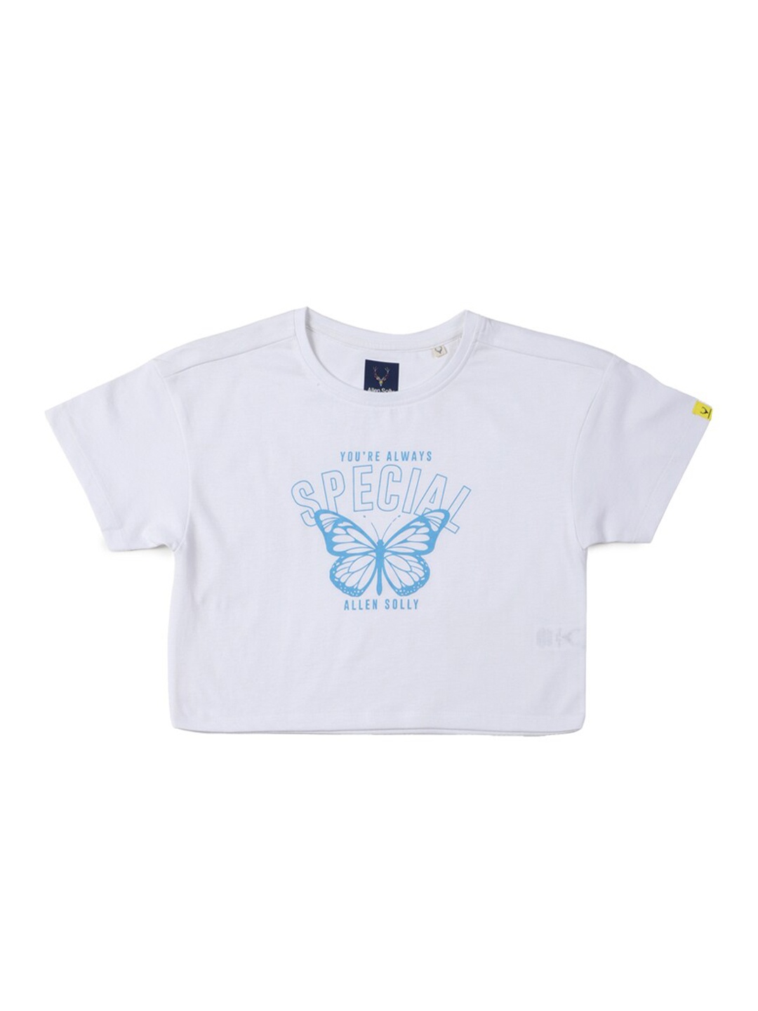

Allen Solly Junior Girls Printed Applique T-shirt, White