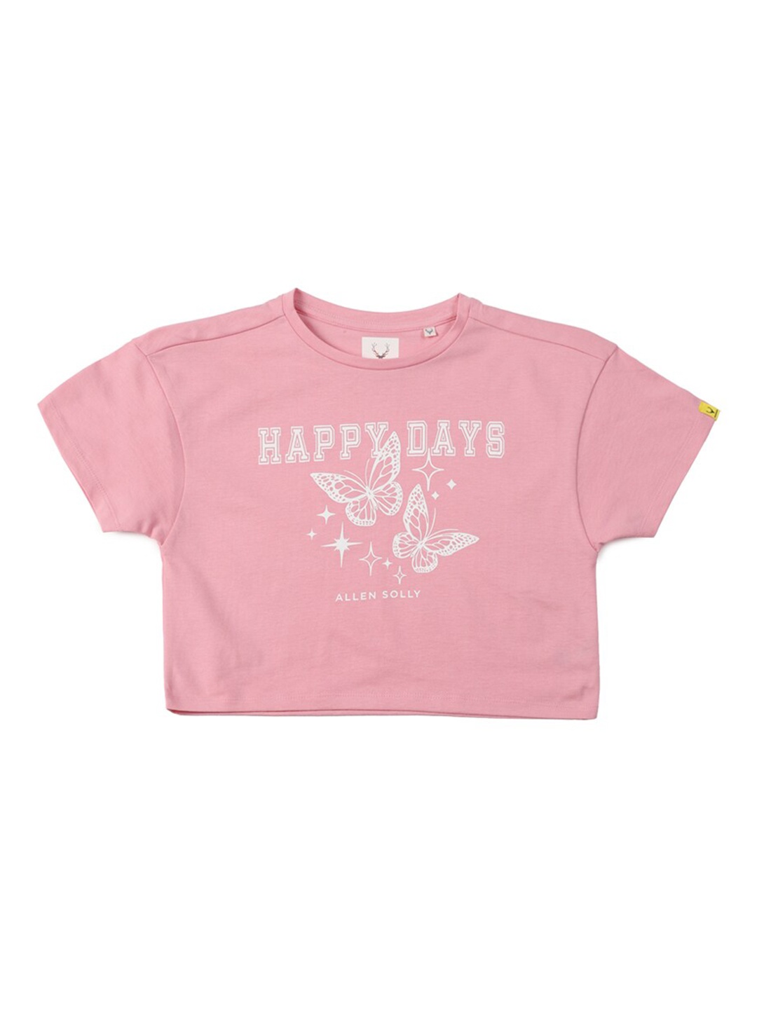 

Allen Solly Junior Girls Typography Printed T-shirt, Pink