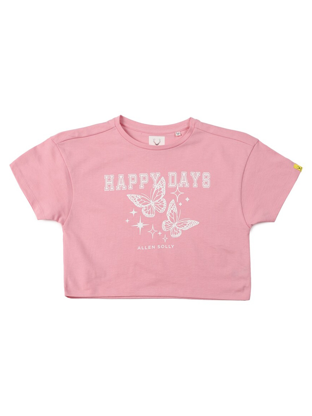 

Allen Solly Junior Girls Typography Printed T-shirt, Pink