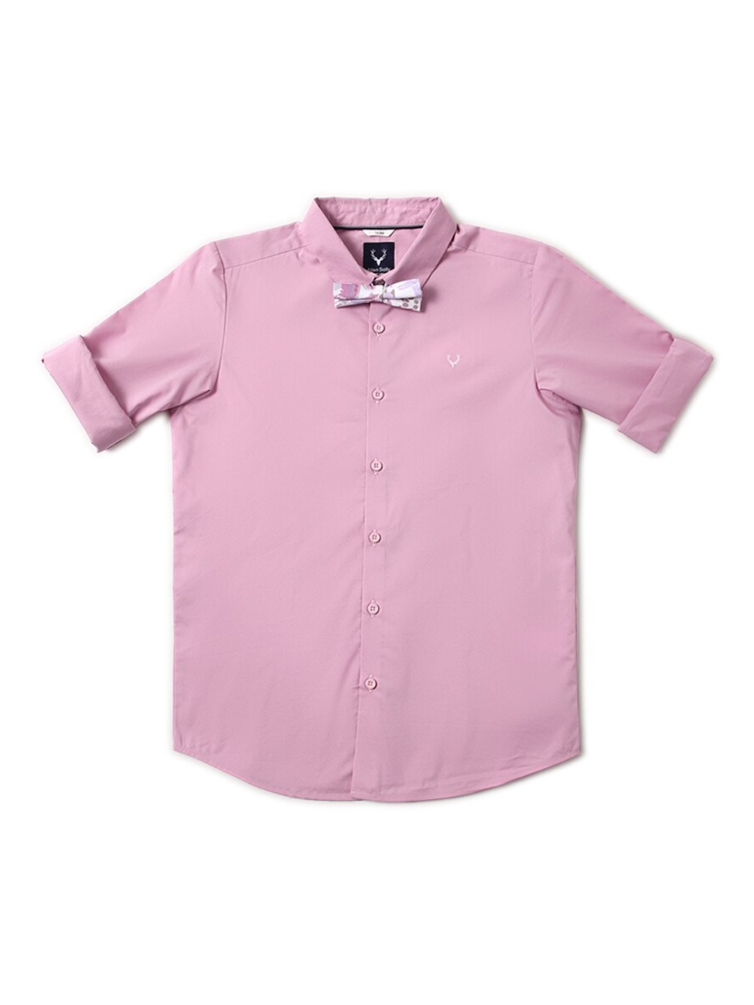 

Allen Solly Junior Boys Slim Fit Opaque Party Shirt, Pink