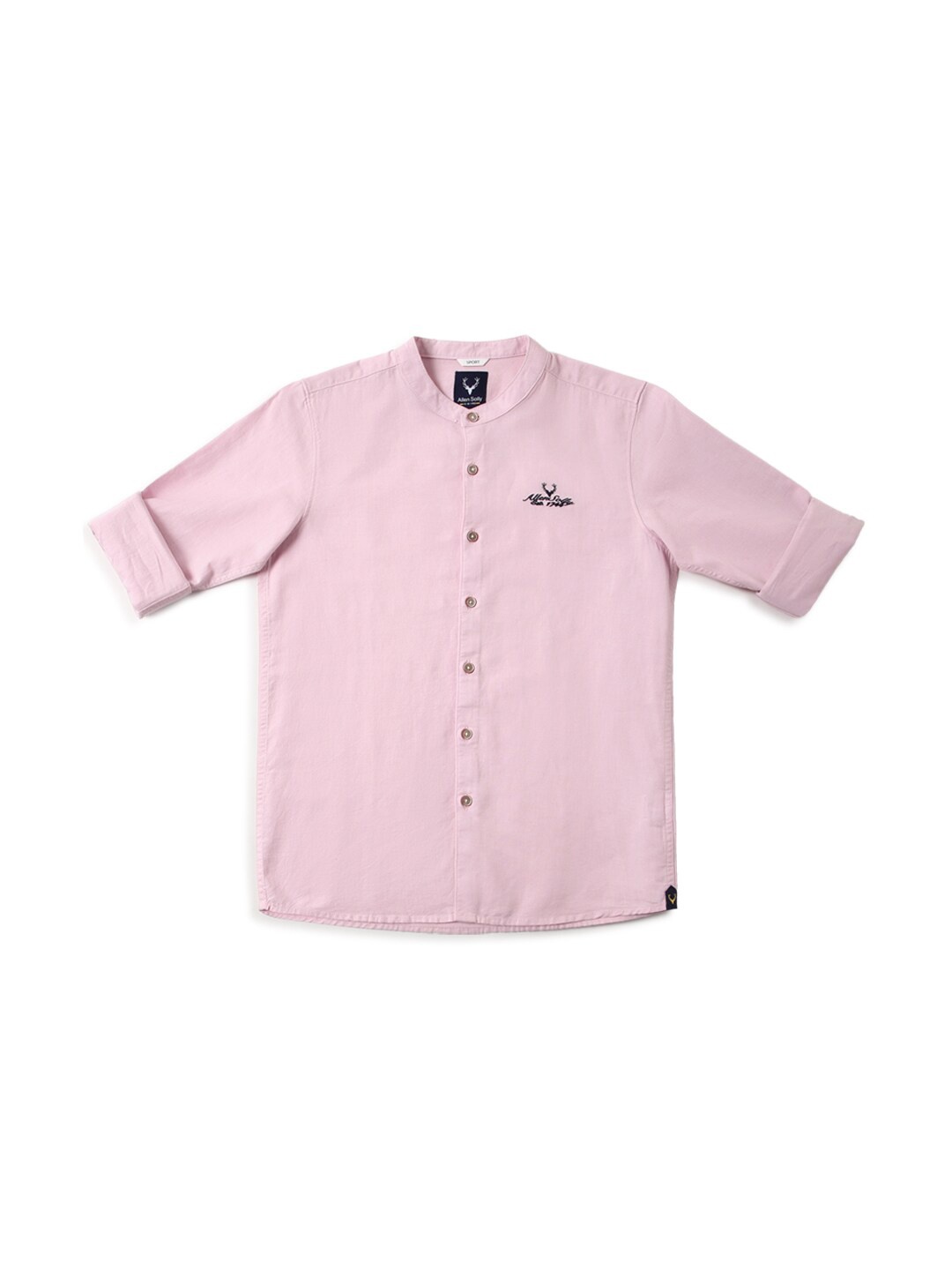 

Allen Solly Junior Boys Slim Fit Opaque Casual Shirt, Pink