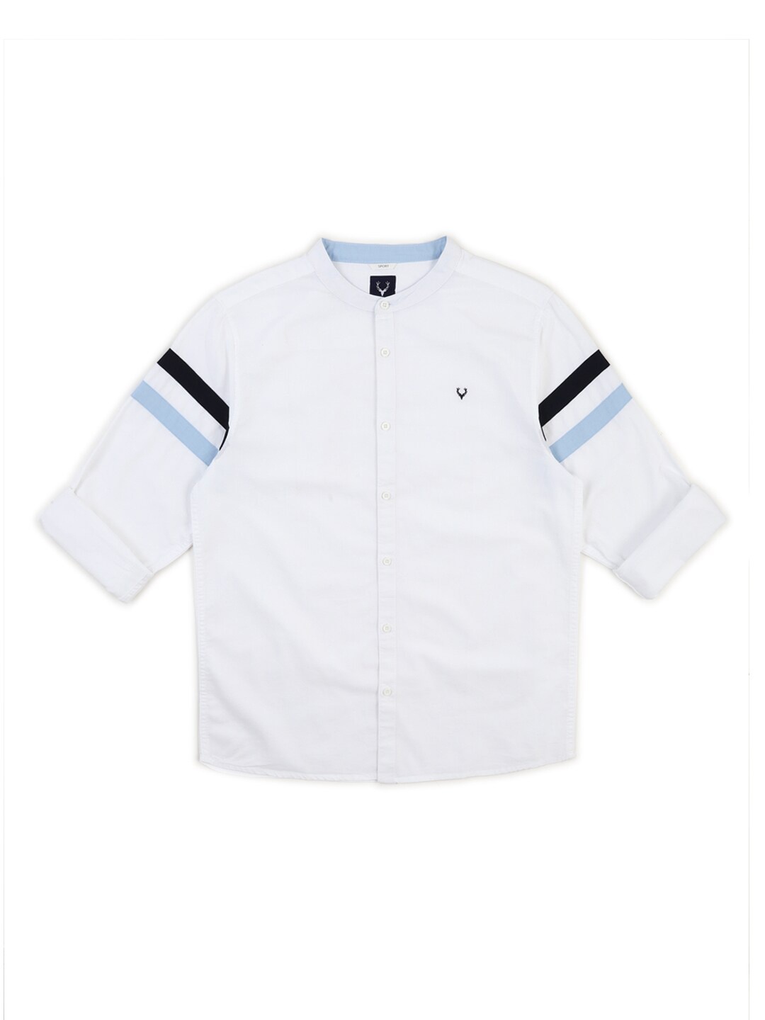 

Allen Solly Junior Boys Slim Fit Opaque Casual Shirt, White