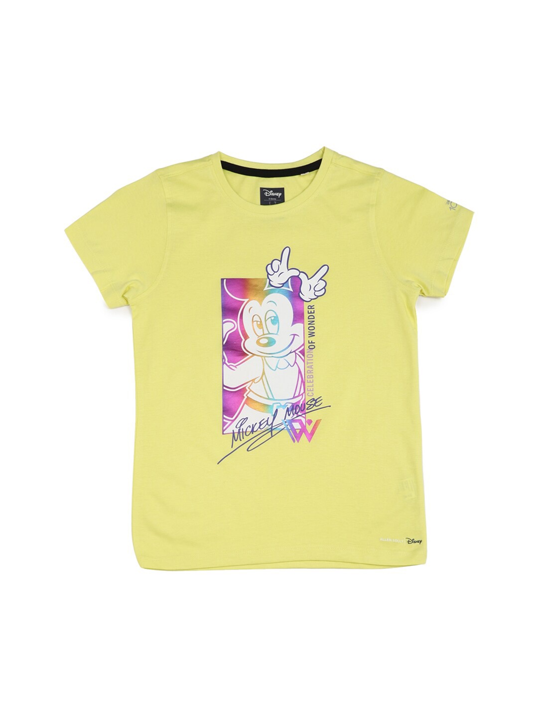 

Allen Solly Junior Boys Printed Applique T-shirt, Yellow