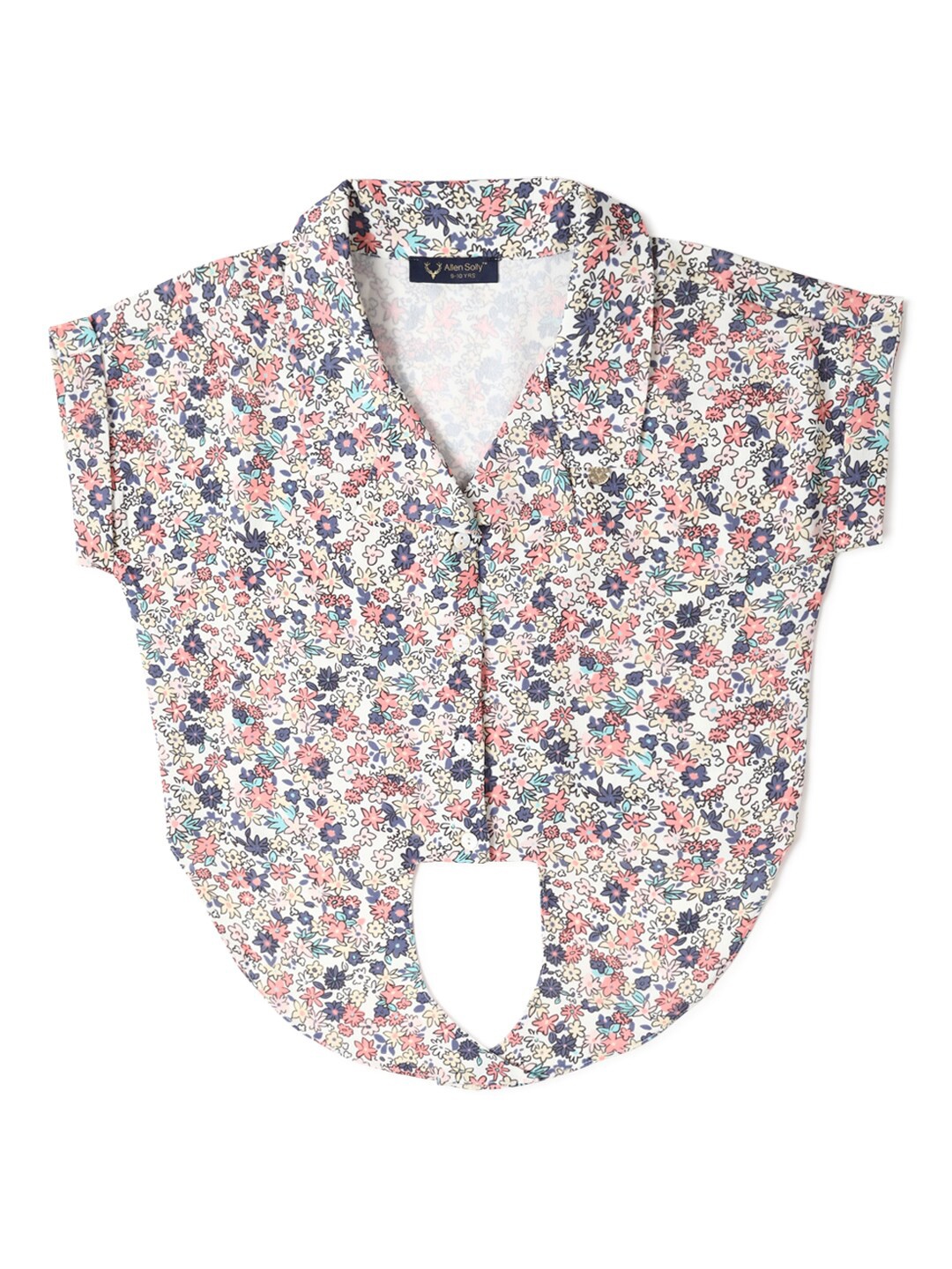 

Allen Solly Junior Floral Print Cotton Top, Multi