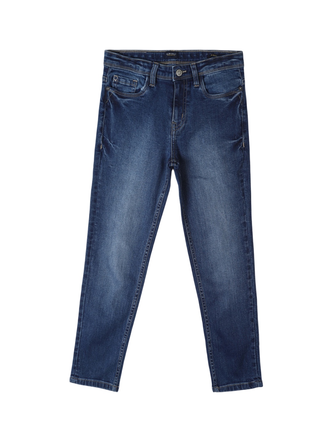 

Allen Solly Junior Boys Slim Fit Light Fade Jeans, Navy blue