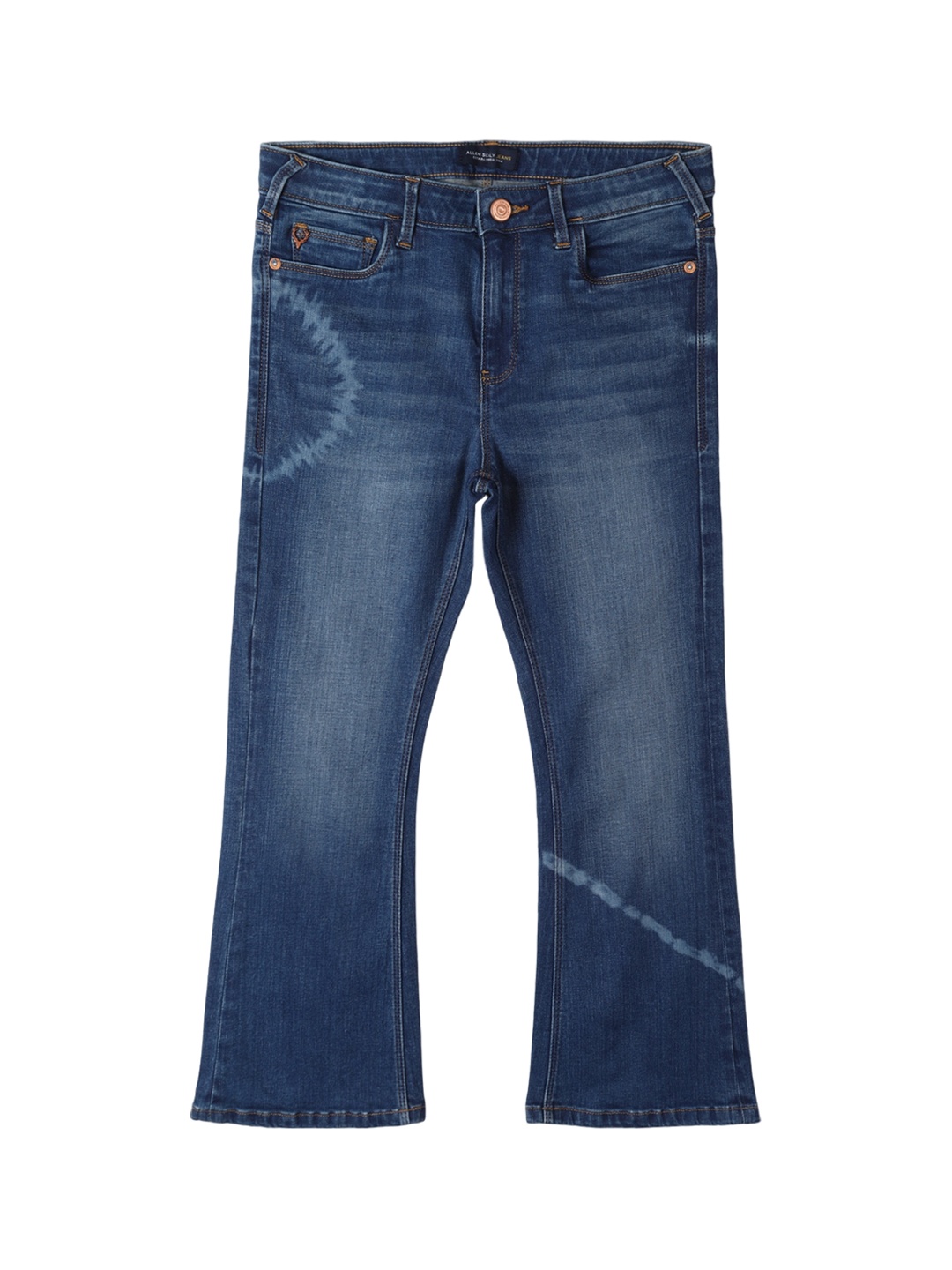 

Allen Solly Junior Girls Mid-Rise Light Fade Regular Fit Jeans, Navy blue