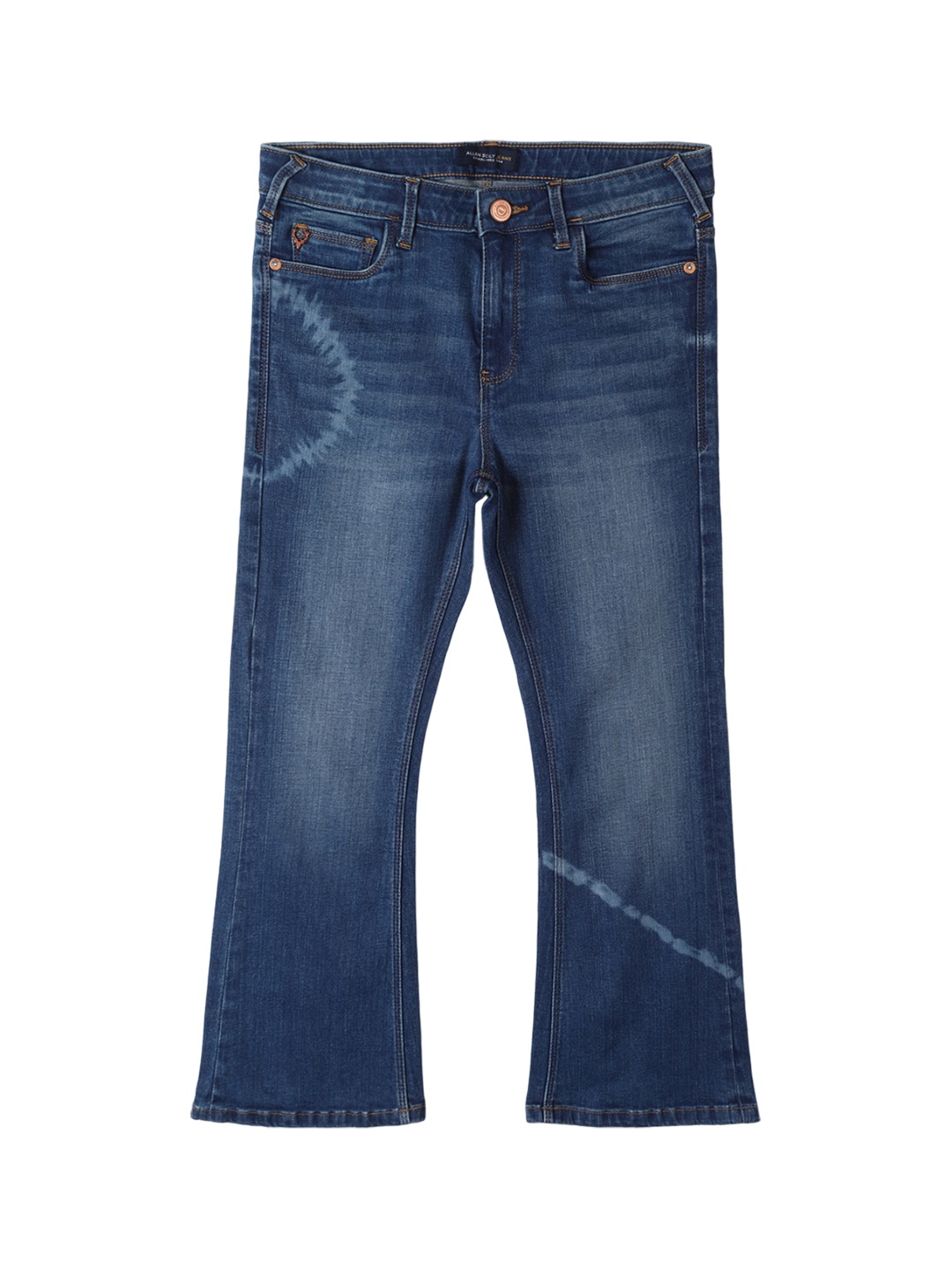 

Allen Solly Junior Girls Mid-Rise Light Fade Regular Fit Jeans, Navy blue