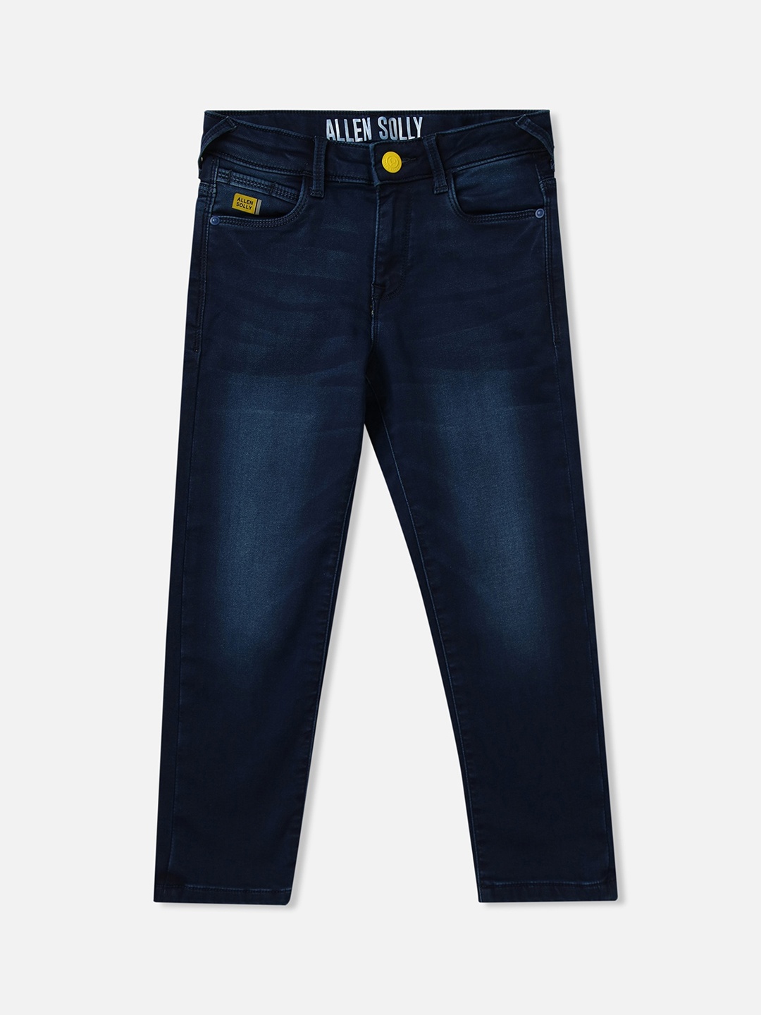 

Allen Solly Junior Boys Slim Fit Light Fade Jeans, Navy blue