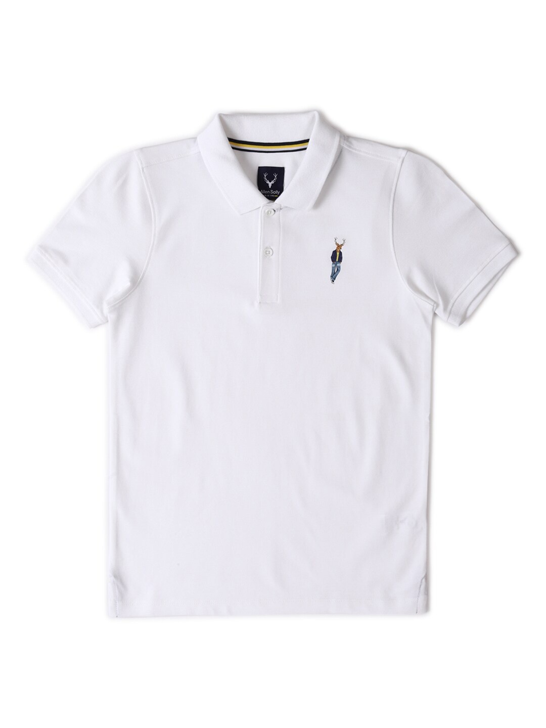 

Allen Solly Junior Boys Polo Collar T-shirt, White