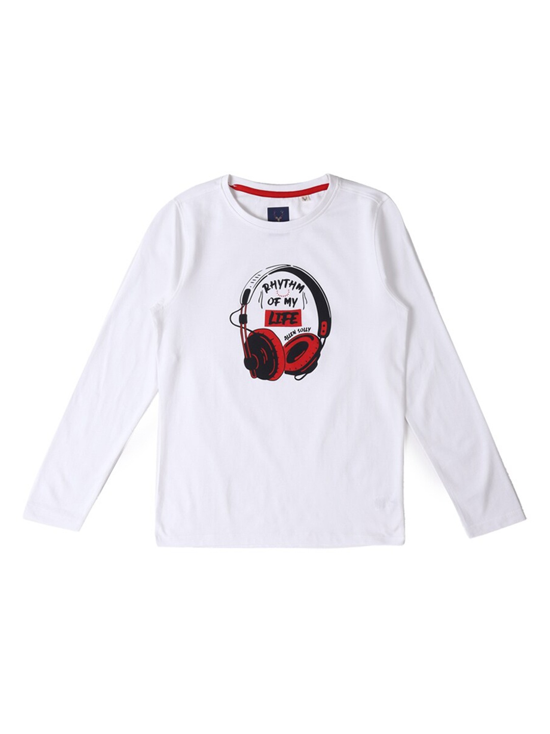

Allen Solly Junior Boys Printed Applique T-shirt, White