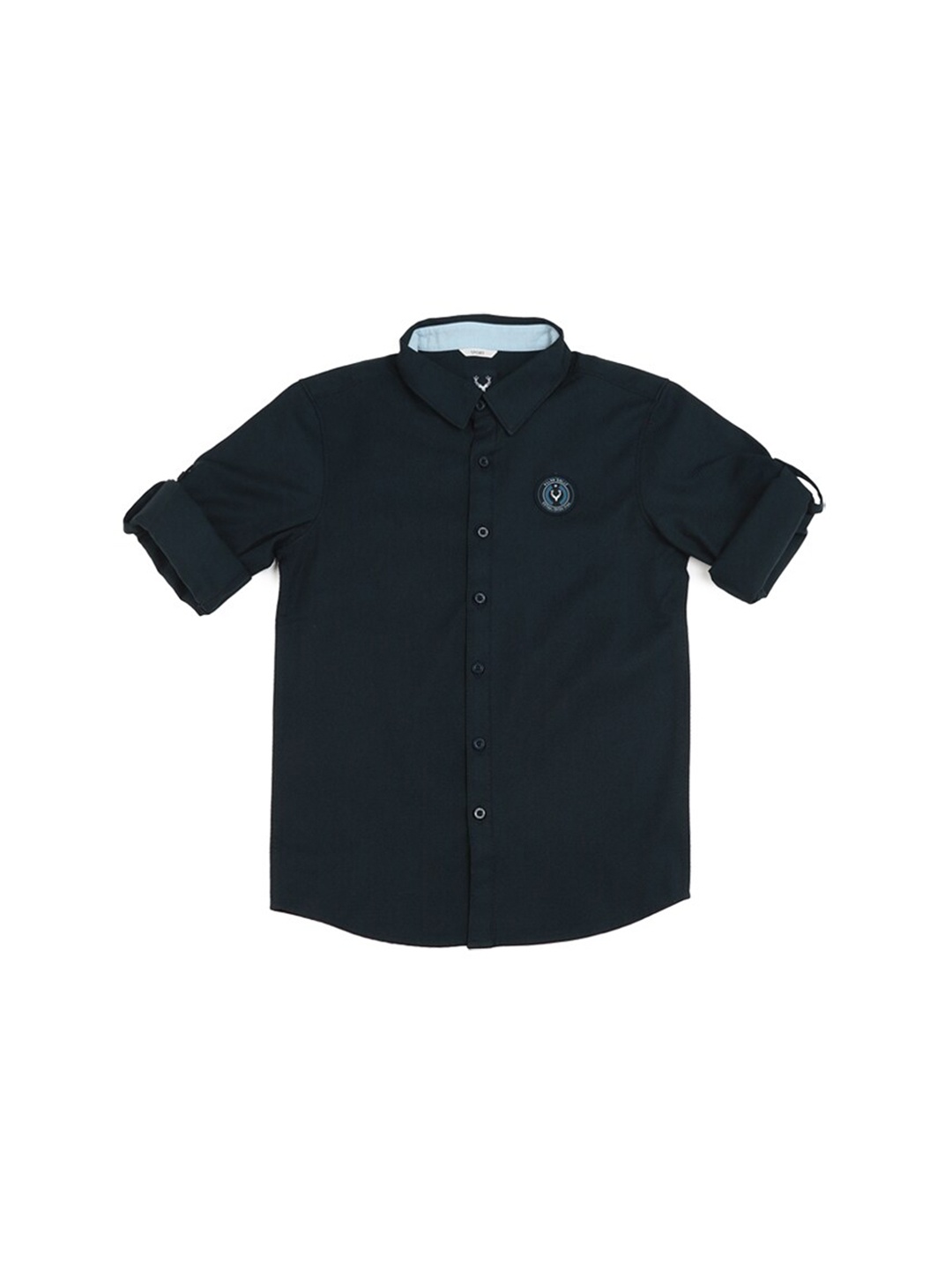 

Allen Solly Junior Boys Slim Fit Opaque Casual Shirt, Navy blue