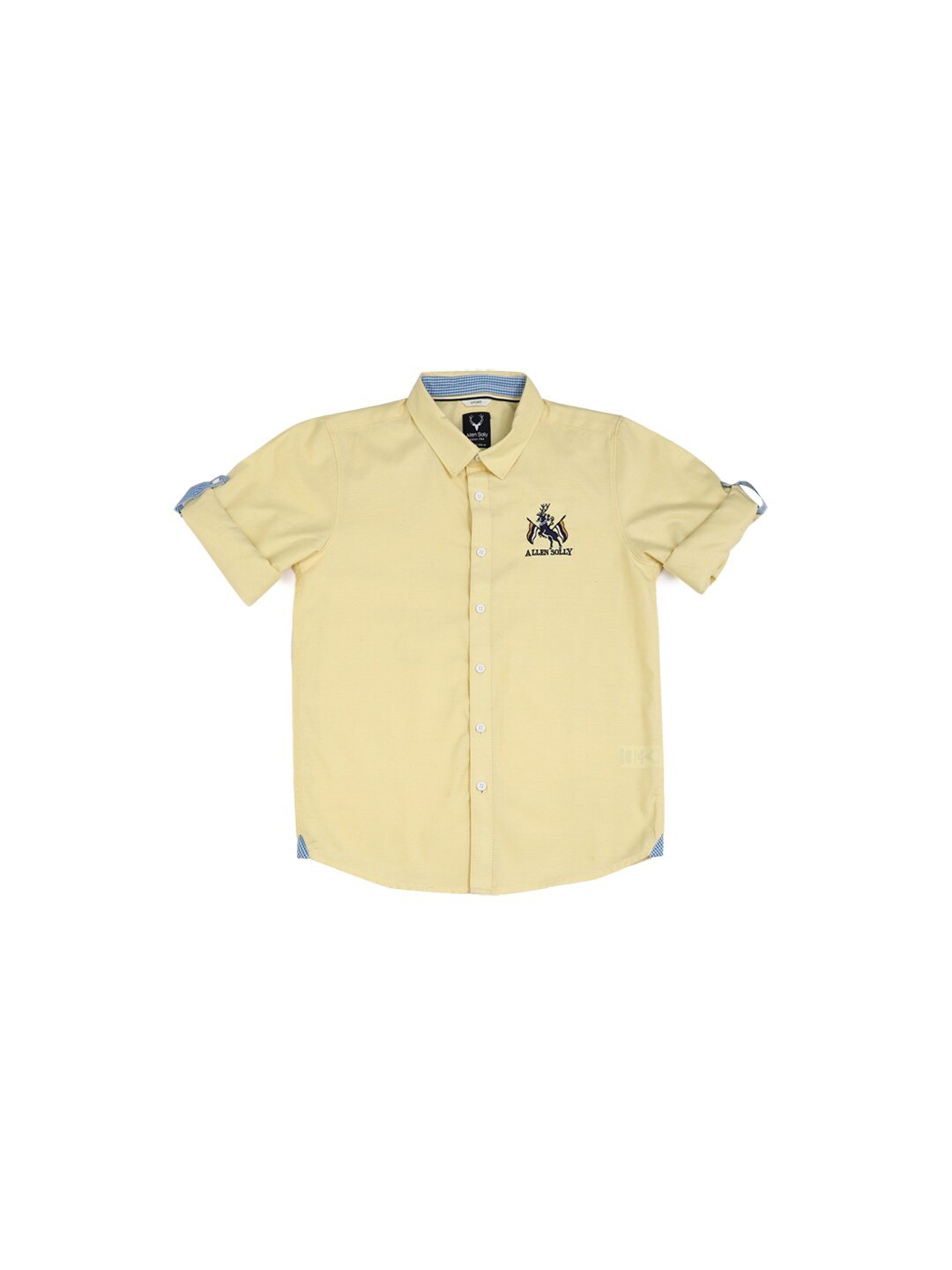 

Allen Solly Junior Boys Slim Fit Opaque Casual Shirt, Yellow