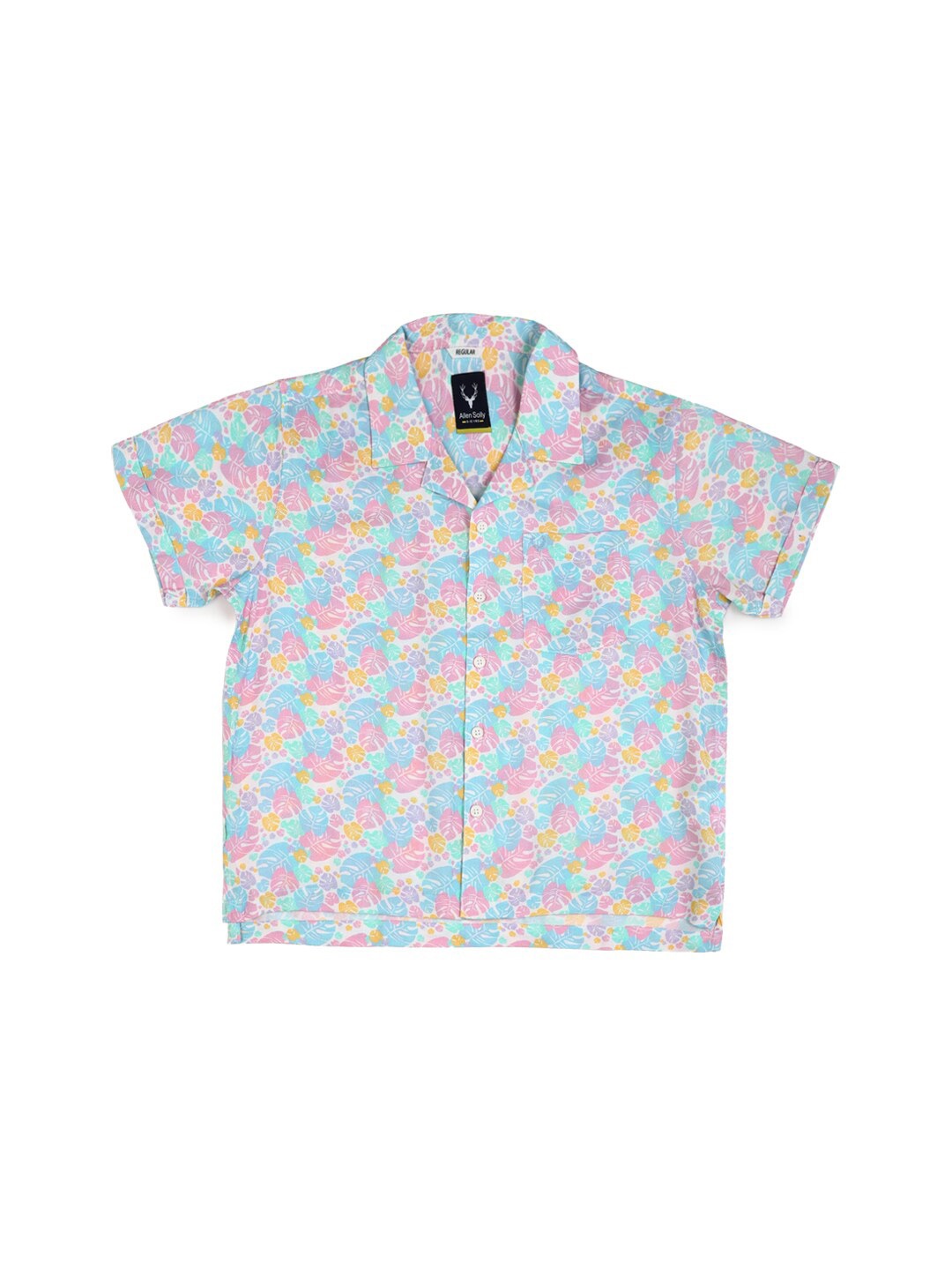 Allen Solly Junior Boys Floral Opaque Printed Casual Shirt, Multi