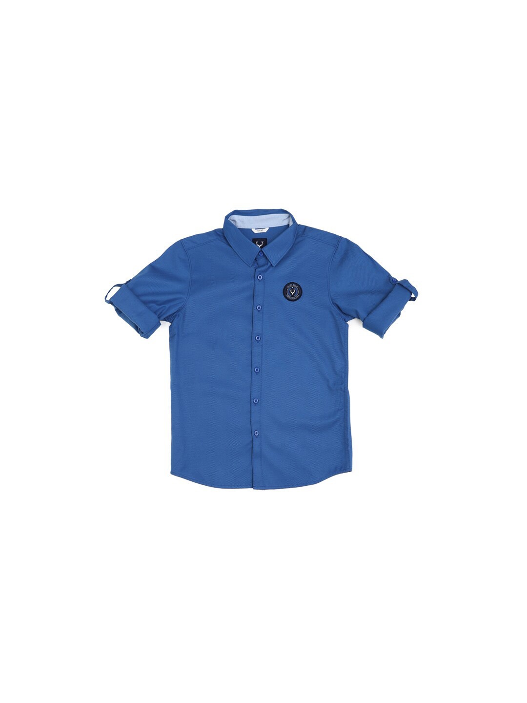 

Allen Solly Junior Boys Slim Fit Opaque Casual Shirt, Blue