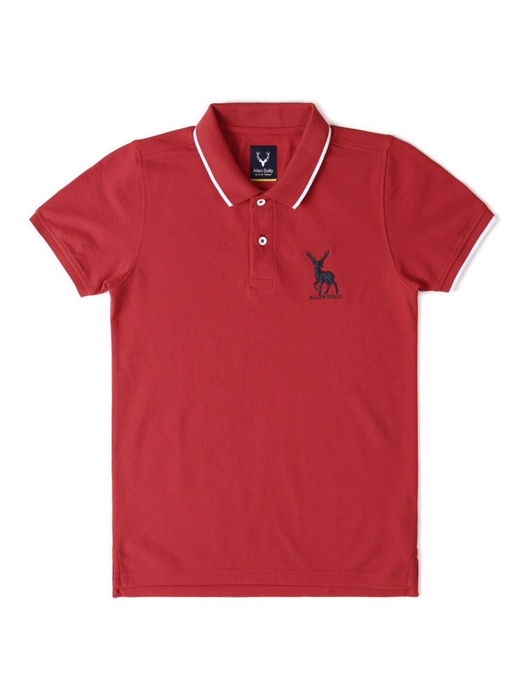 

Allen Solly Junior Boys Polo Collar T-shirt, Red