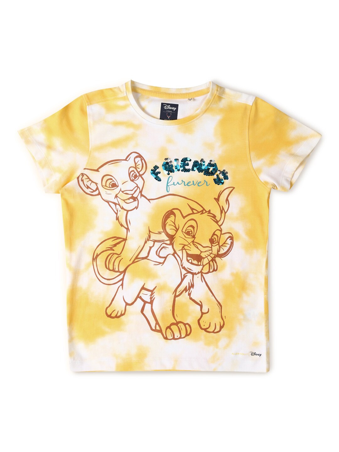 

Allen Solly Junior Boys Printed V-Neck T-shirt, Yellow