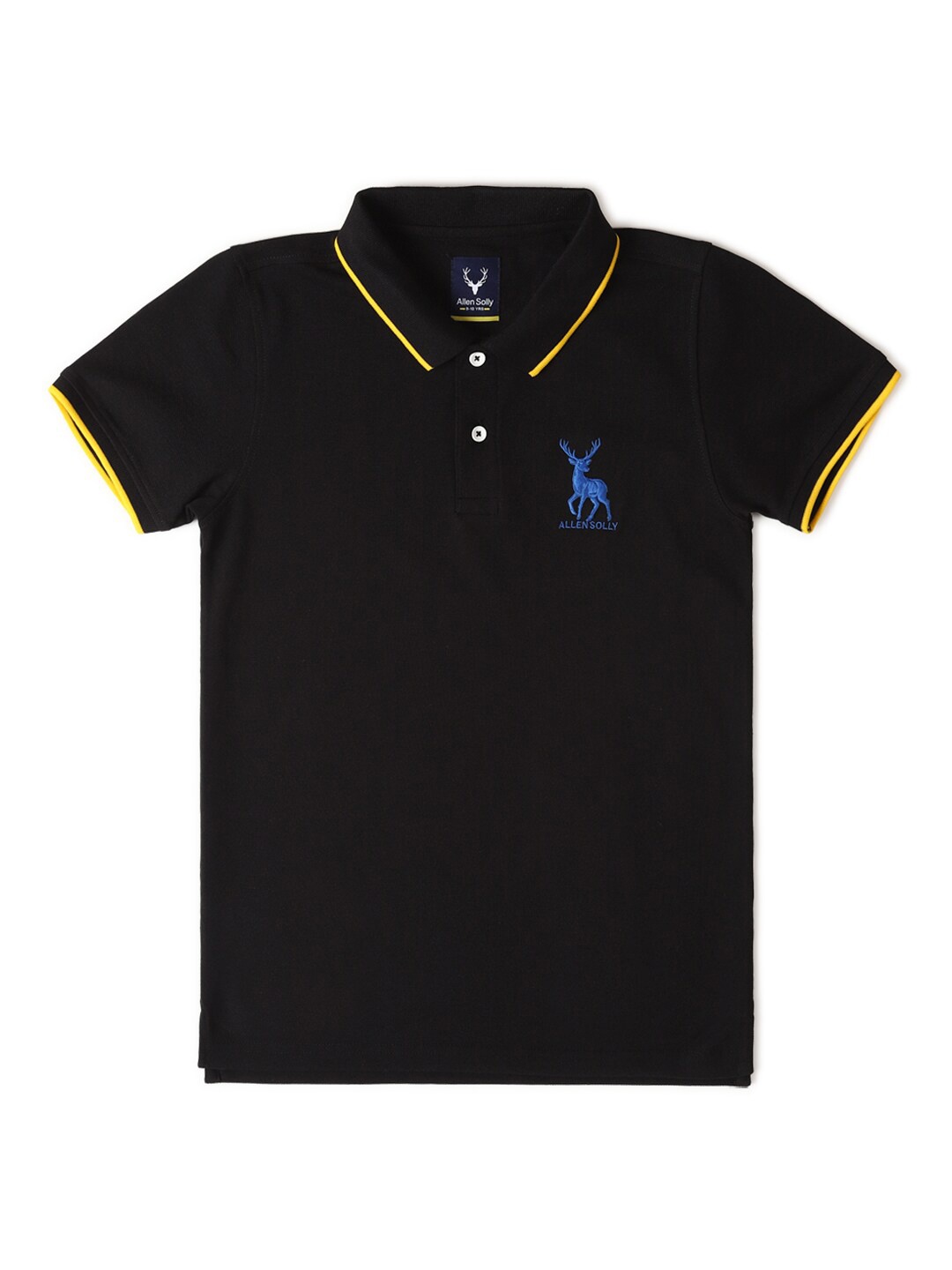 

Allen Solly Junior Boys Polo Collar T-shirt, Black