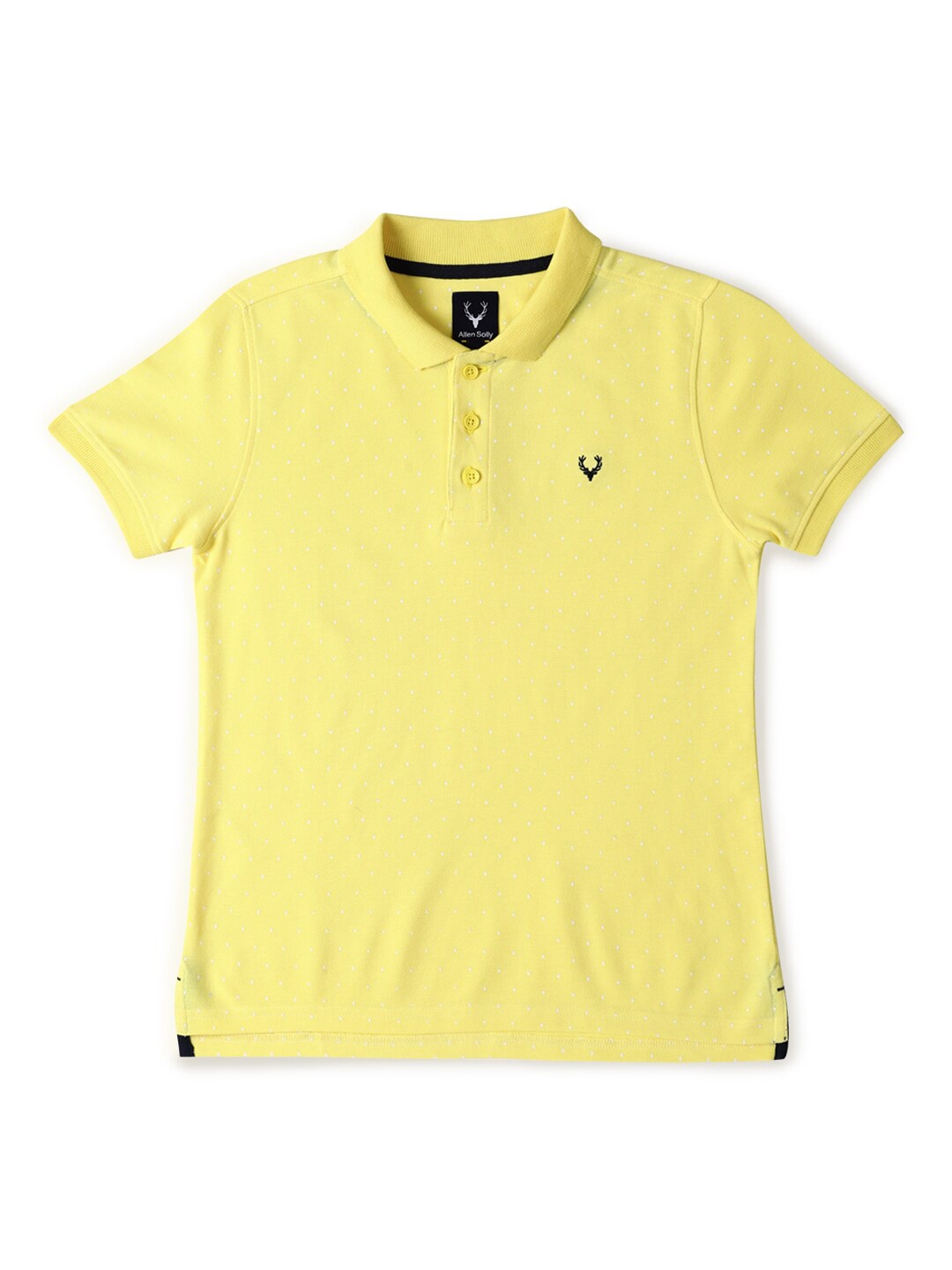 

Allen Solly Junior Boys Henley Neck T-shirt, Yellow