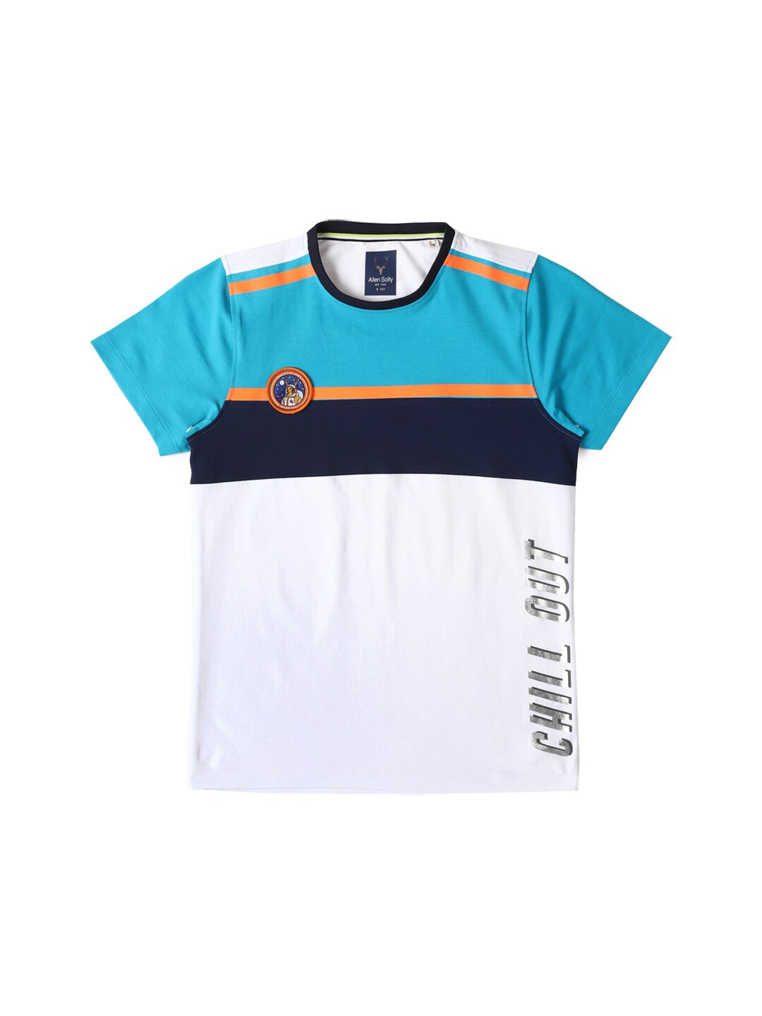 

Allen Solly Junior Boys Typography Applique T-shirt, White