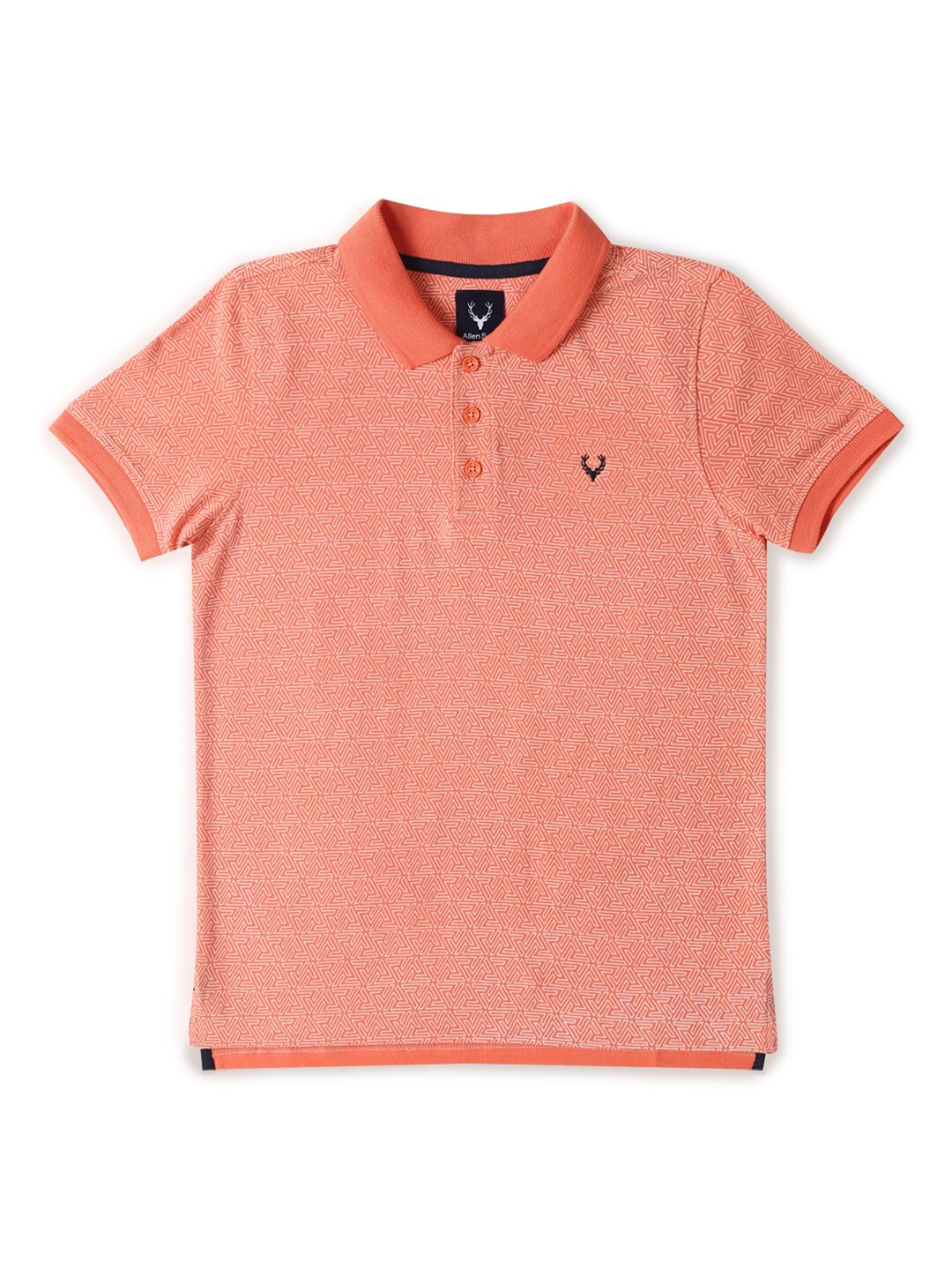 

Allen Solly Junior Boys Polo Collar T-shirt, Pink