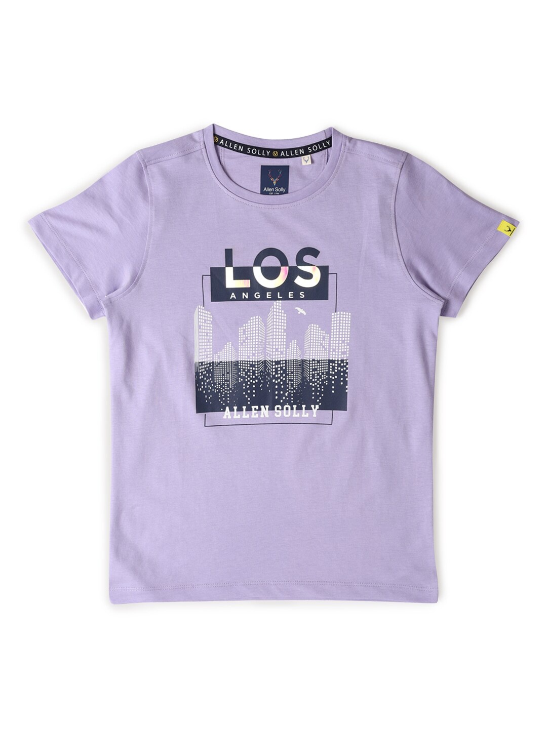 

Allen Solly Junior Boys Printed Applique T-shirt, Purple