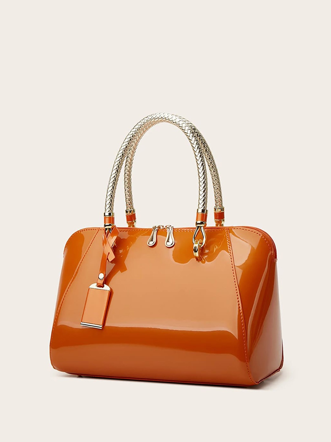 

SYGA PU Structured Handheld Bag, Orange