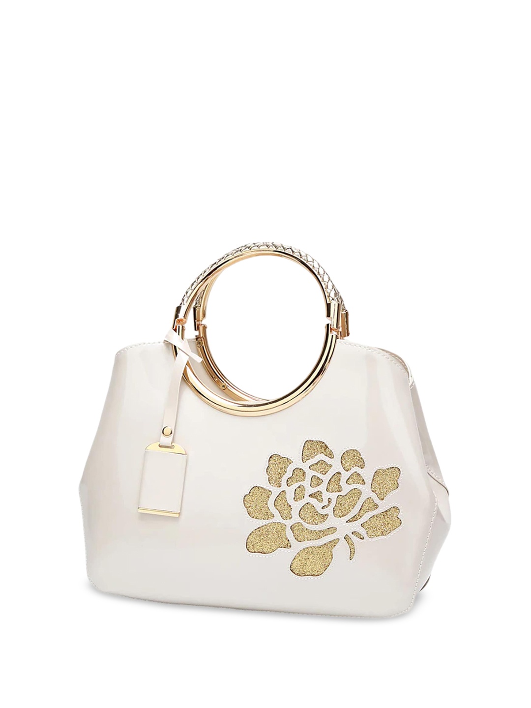 

SYGA Oversized Structured Handheld Bag, White