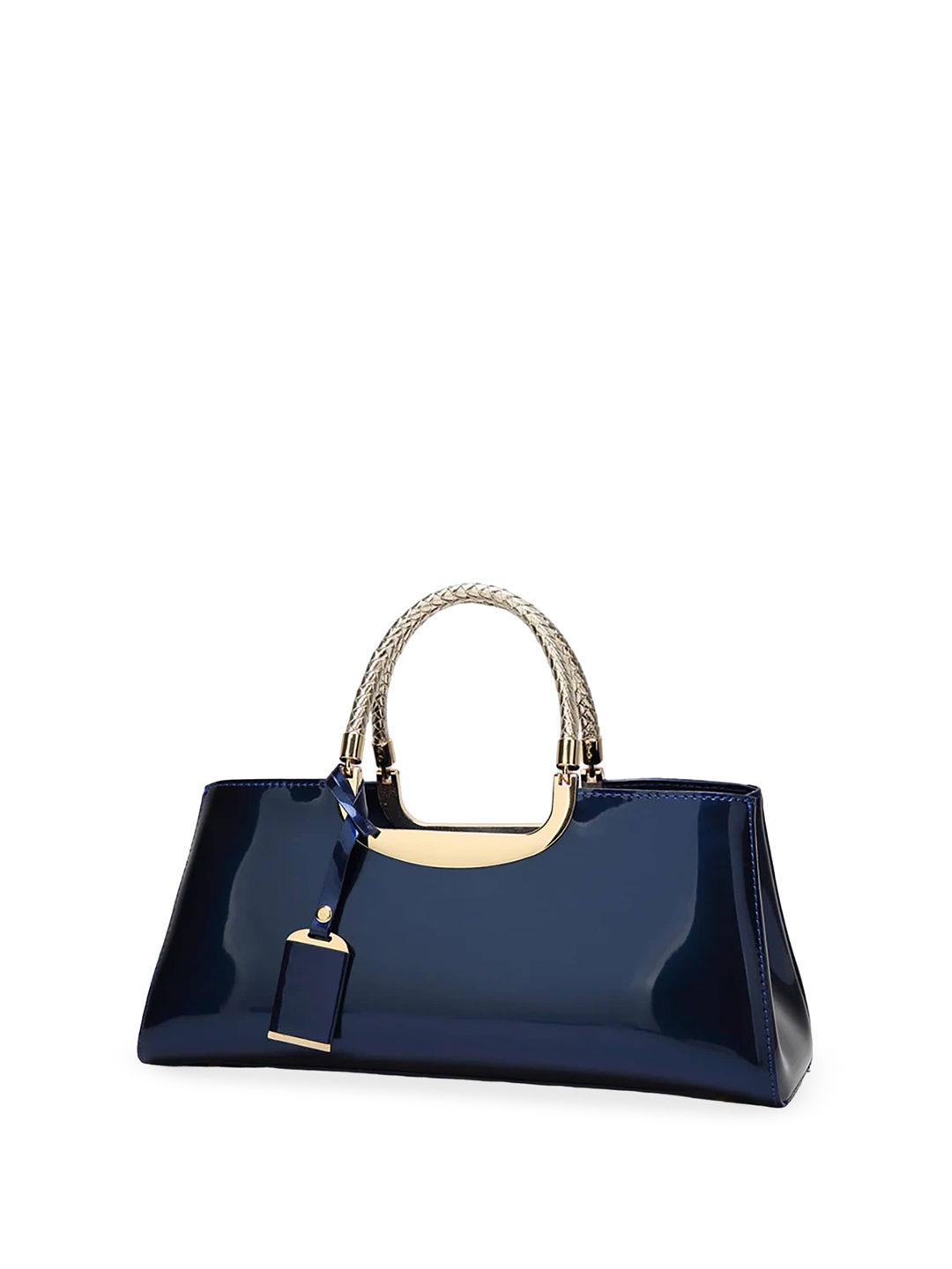 

SYGA Colourblocked Shopper Handheld Bag, Navy blue
