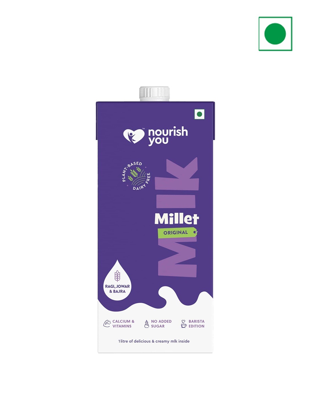 

Nourish You Original Vegan Millet Oats Milk -1L, Purple