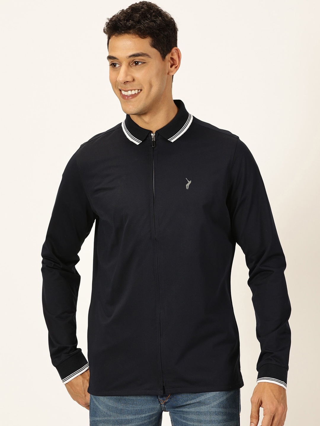 Thomas Scott Men Outdoor Sporty Jacket, Navy blue