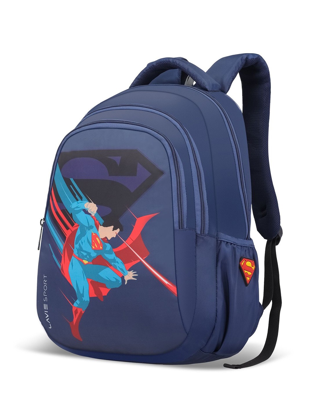

LAVIE SPORT Superman Power Kids Ergonomic Backpack - 26L, Blue