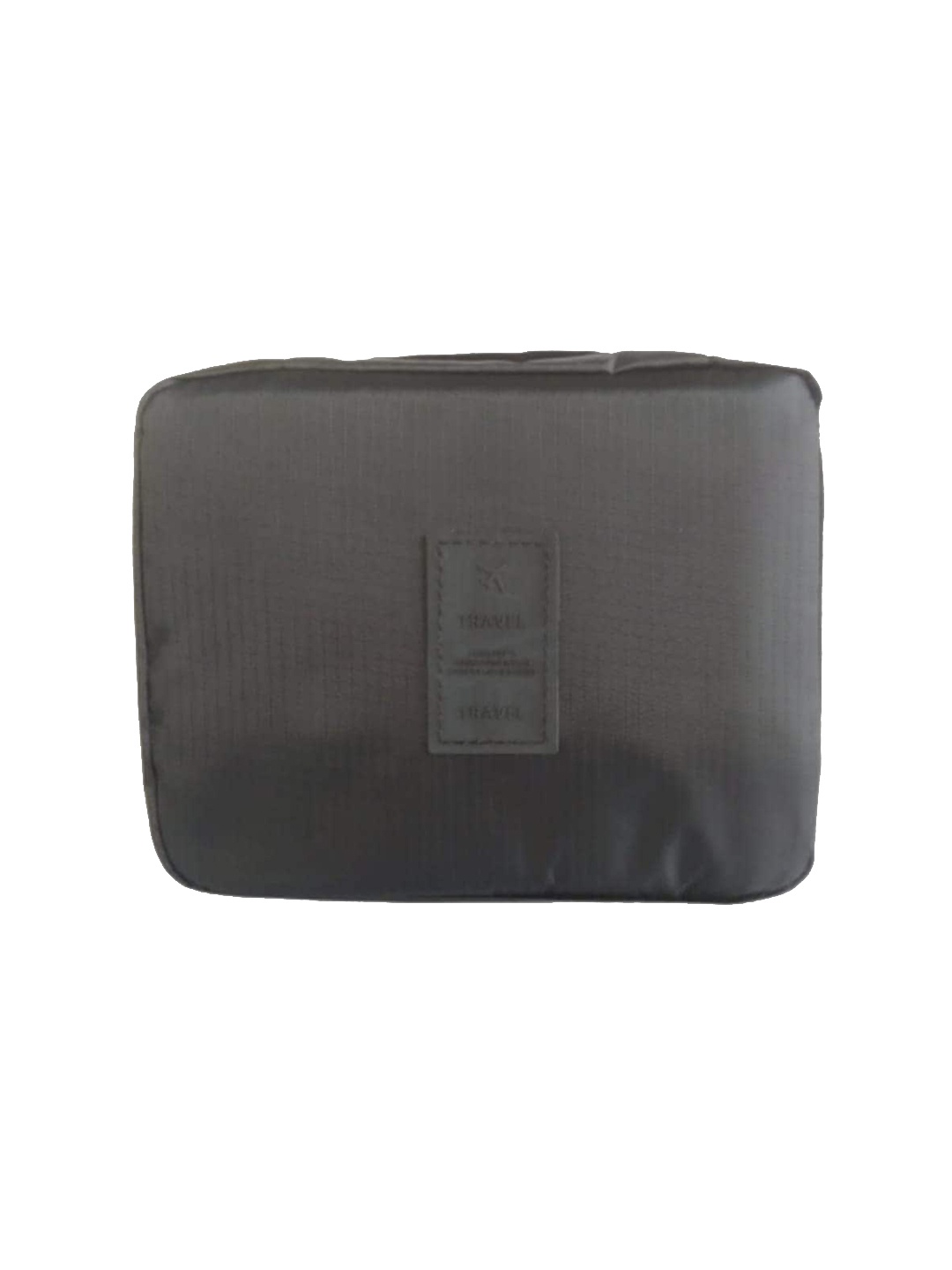 

SYGA Unisex Textured Travel Cosmetic Pouch, Black
